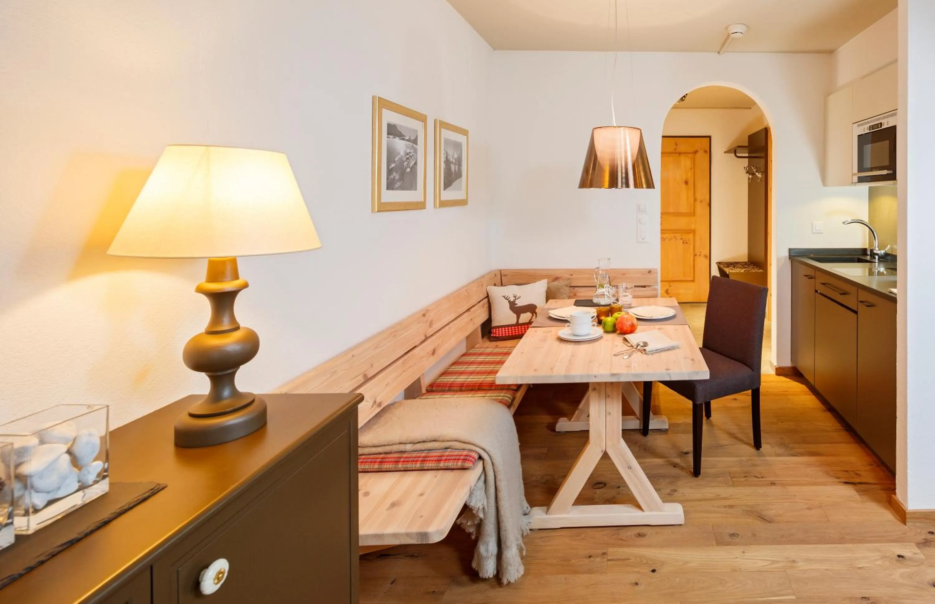 Seating area in Hotel Piz Buin Klosters