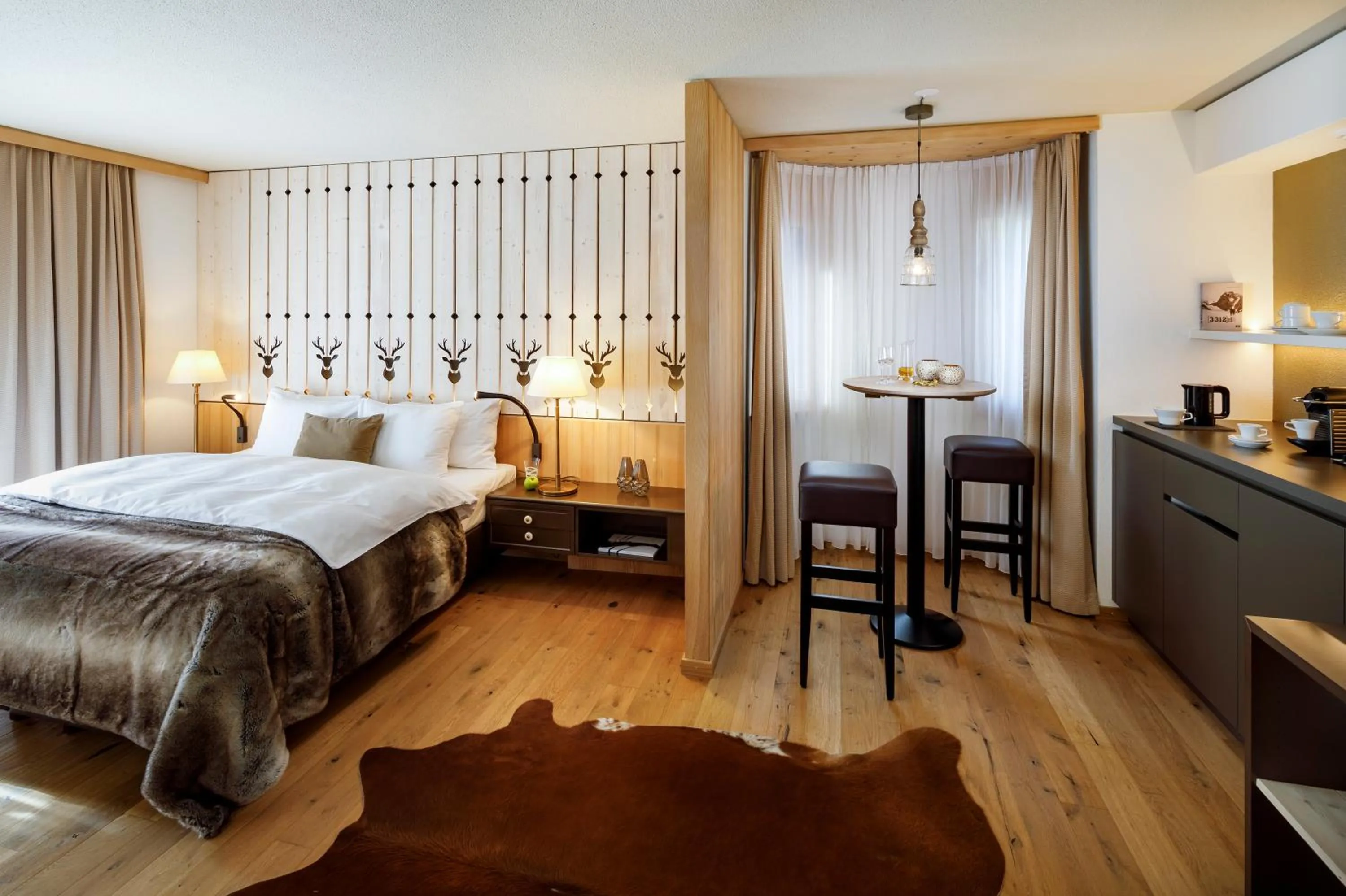 Bed in Hotel Piz Buin Klosters