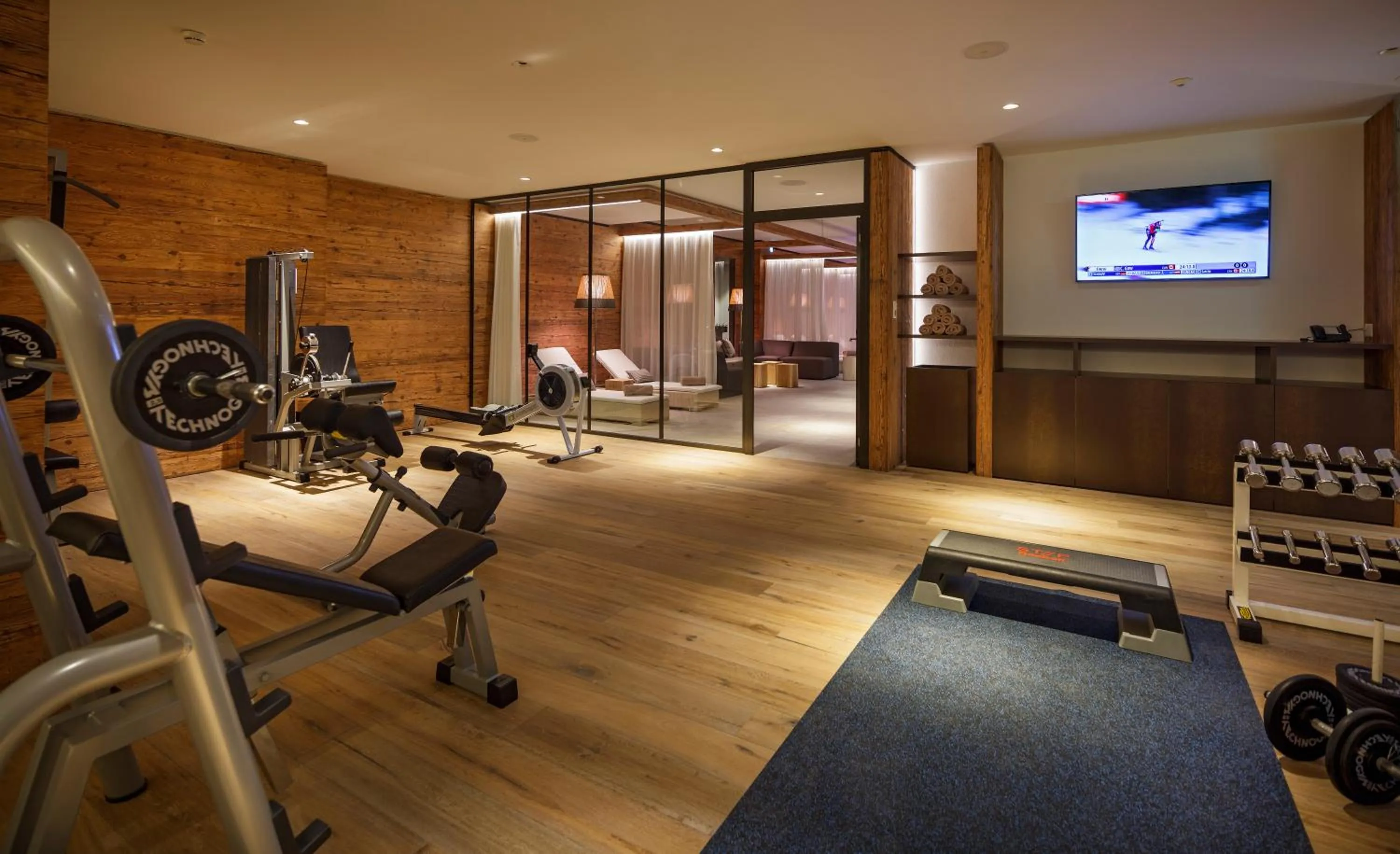 Fitness centre/facilities in Hotel Piz Buin Klosters