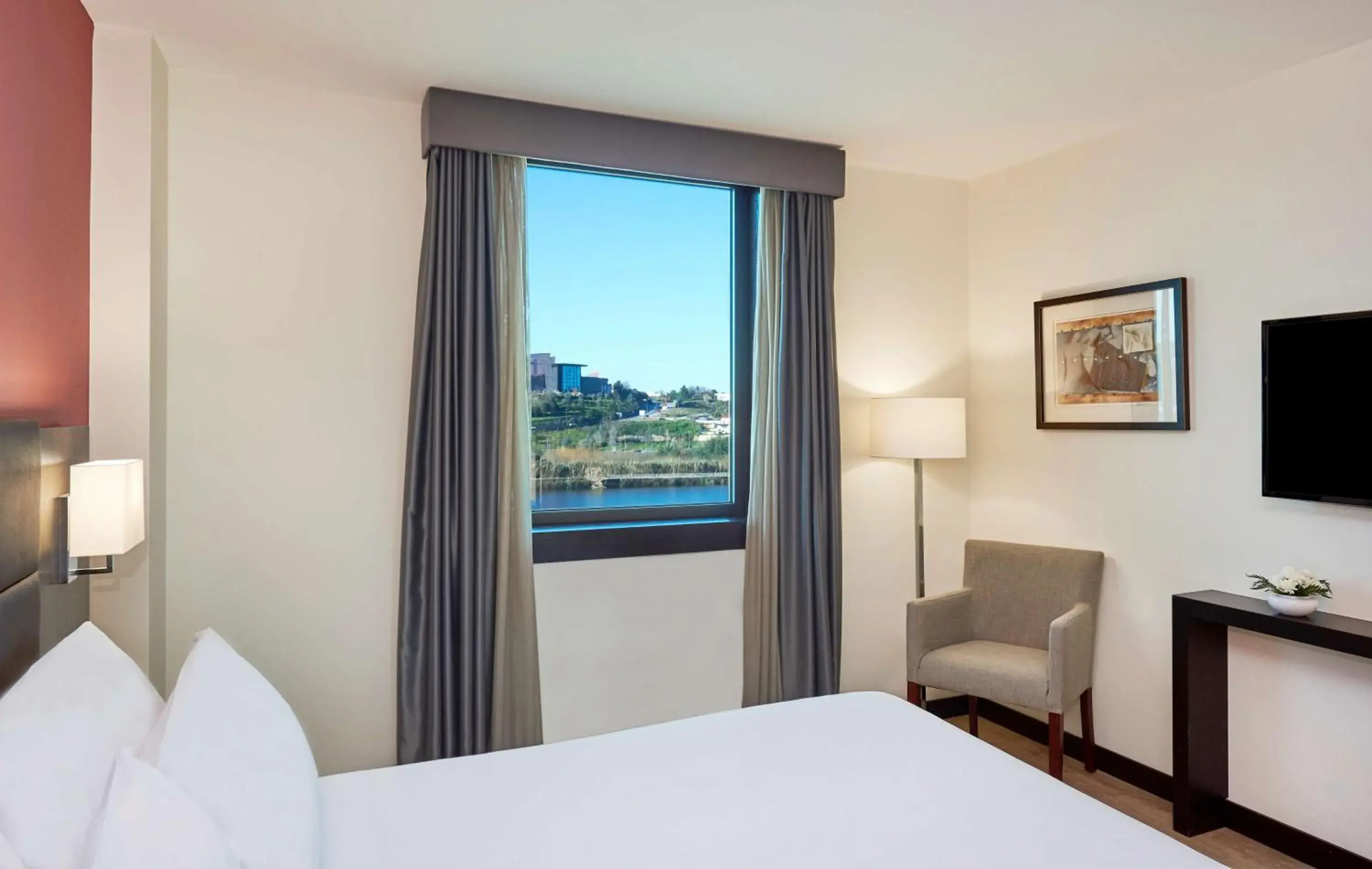 View (from property/room), Bed in NH Coimbra Dona Ines View (from property/room), Bed in NH Coimbra Dona Ines