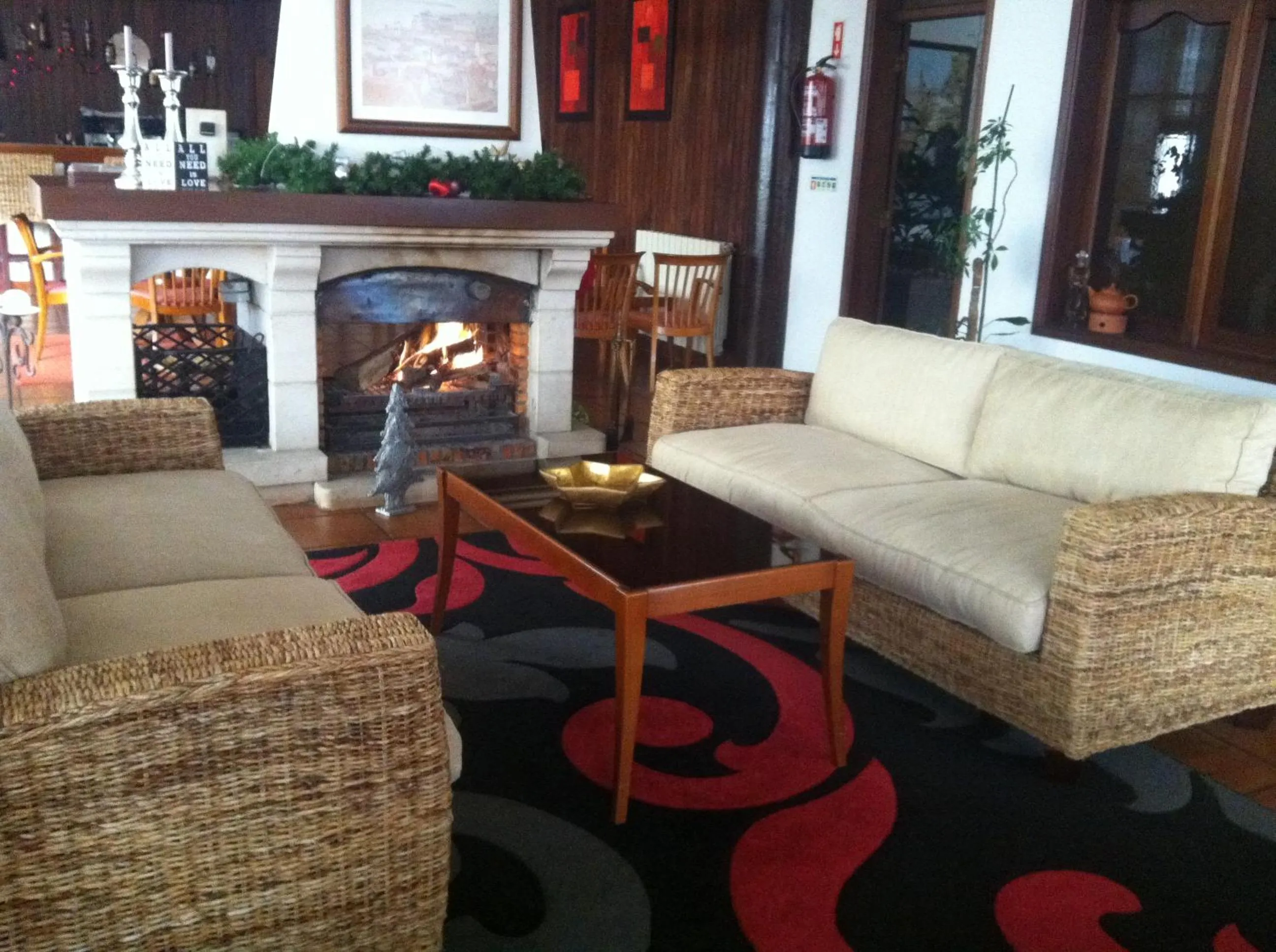 Communal lounge/ TV room in Hotel Pantanha Nature & Fitness