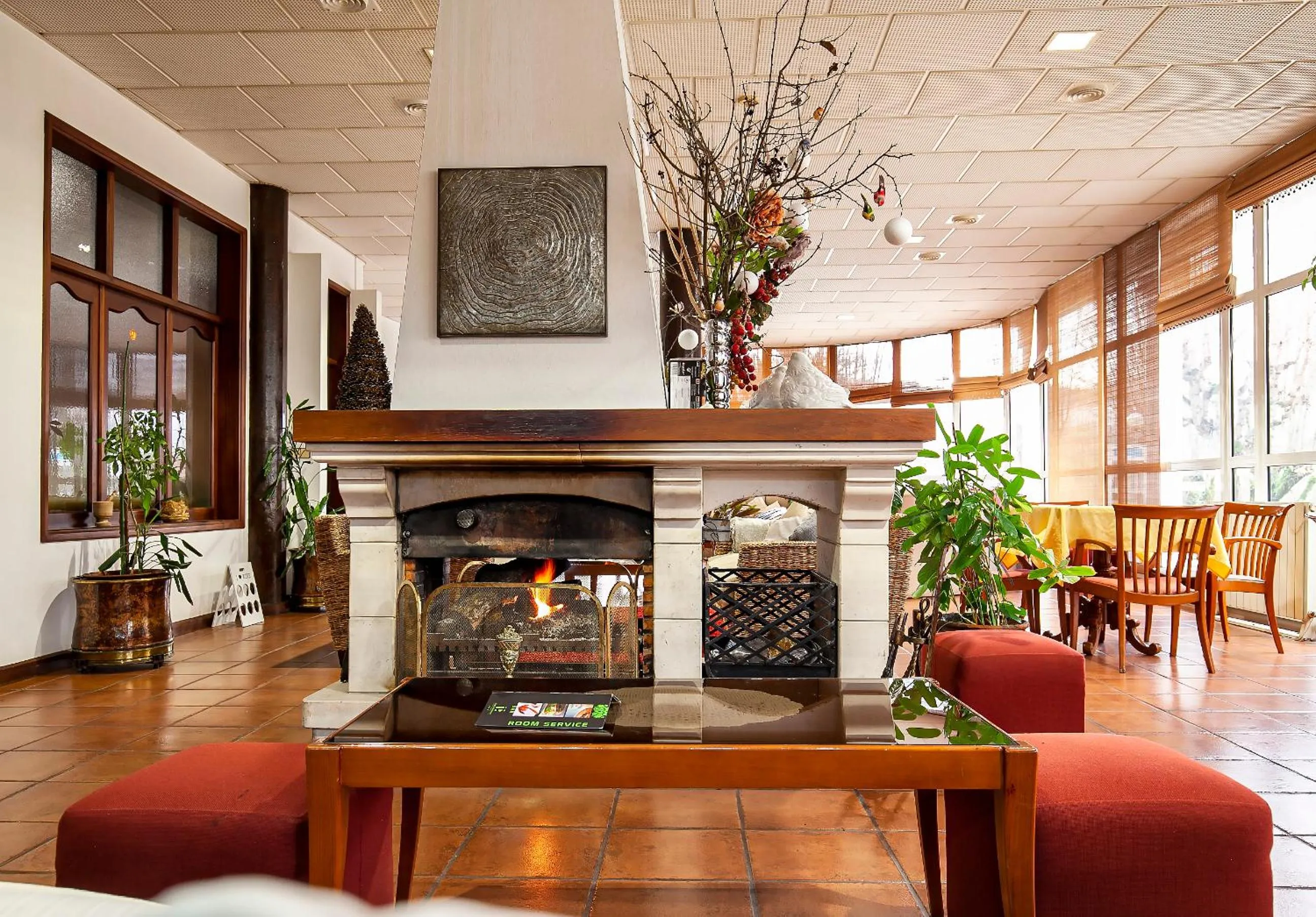 Communal lounge/ TV room in Hotel Pantanha Nature & Fitness