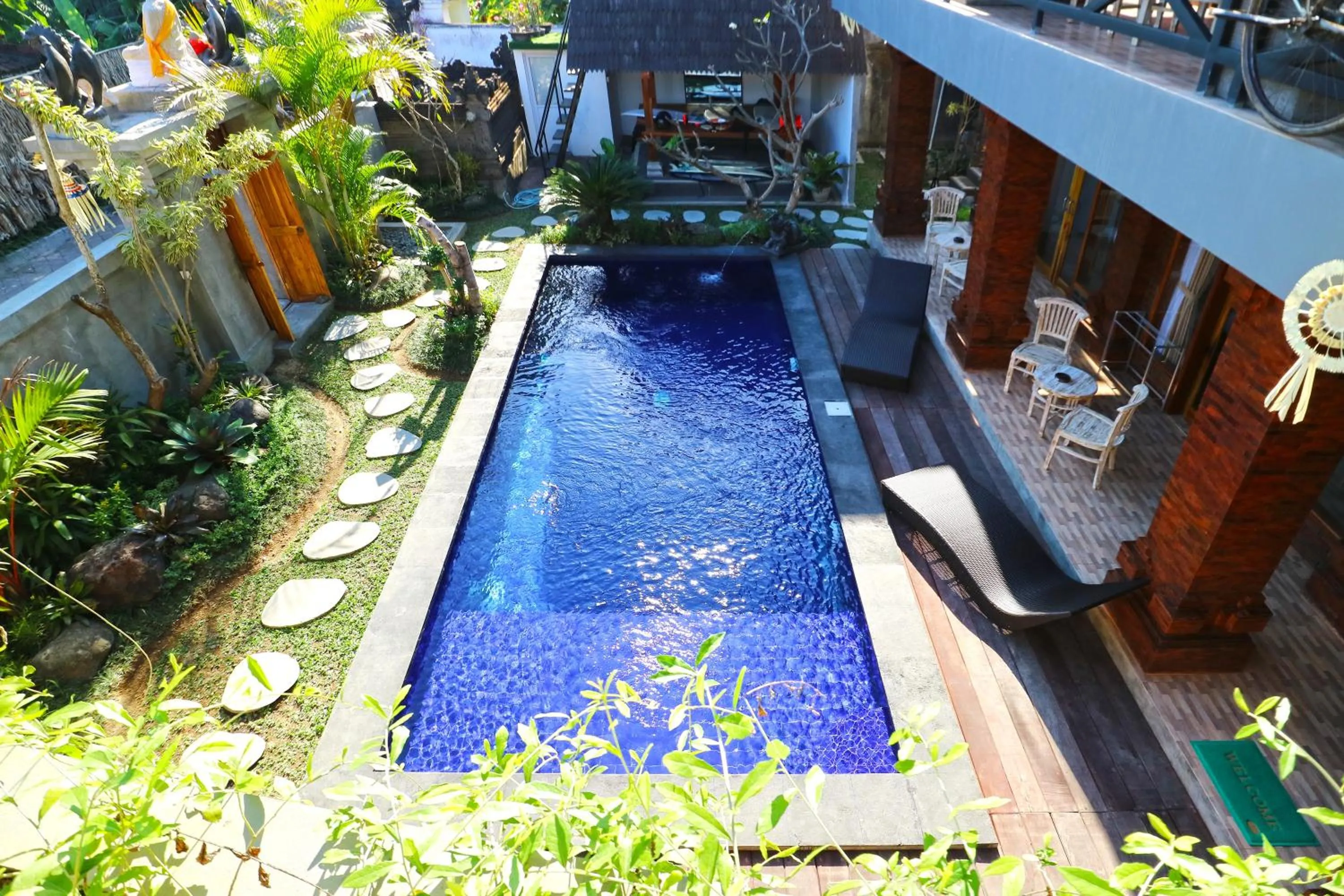 Pool view in Pondok DD Canggu