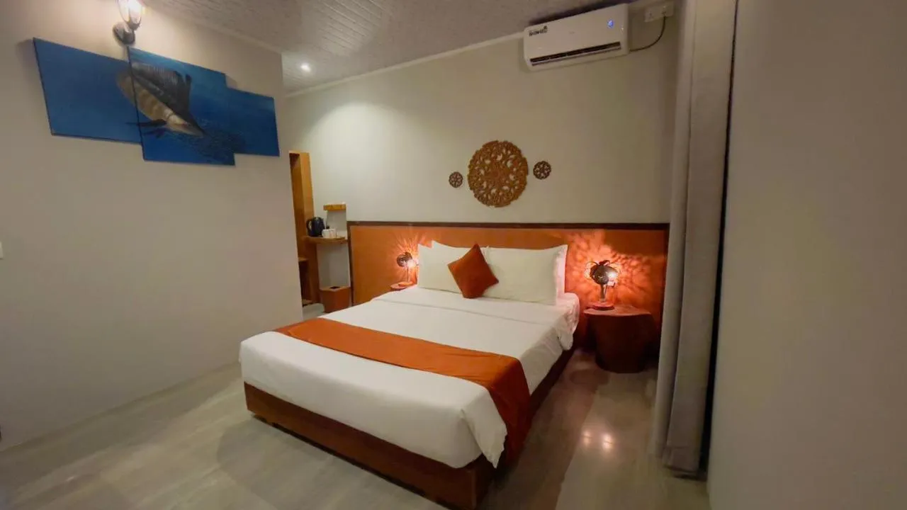 Bed in Sandy Heaven Maldives