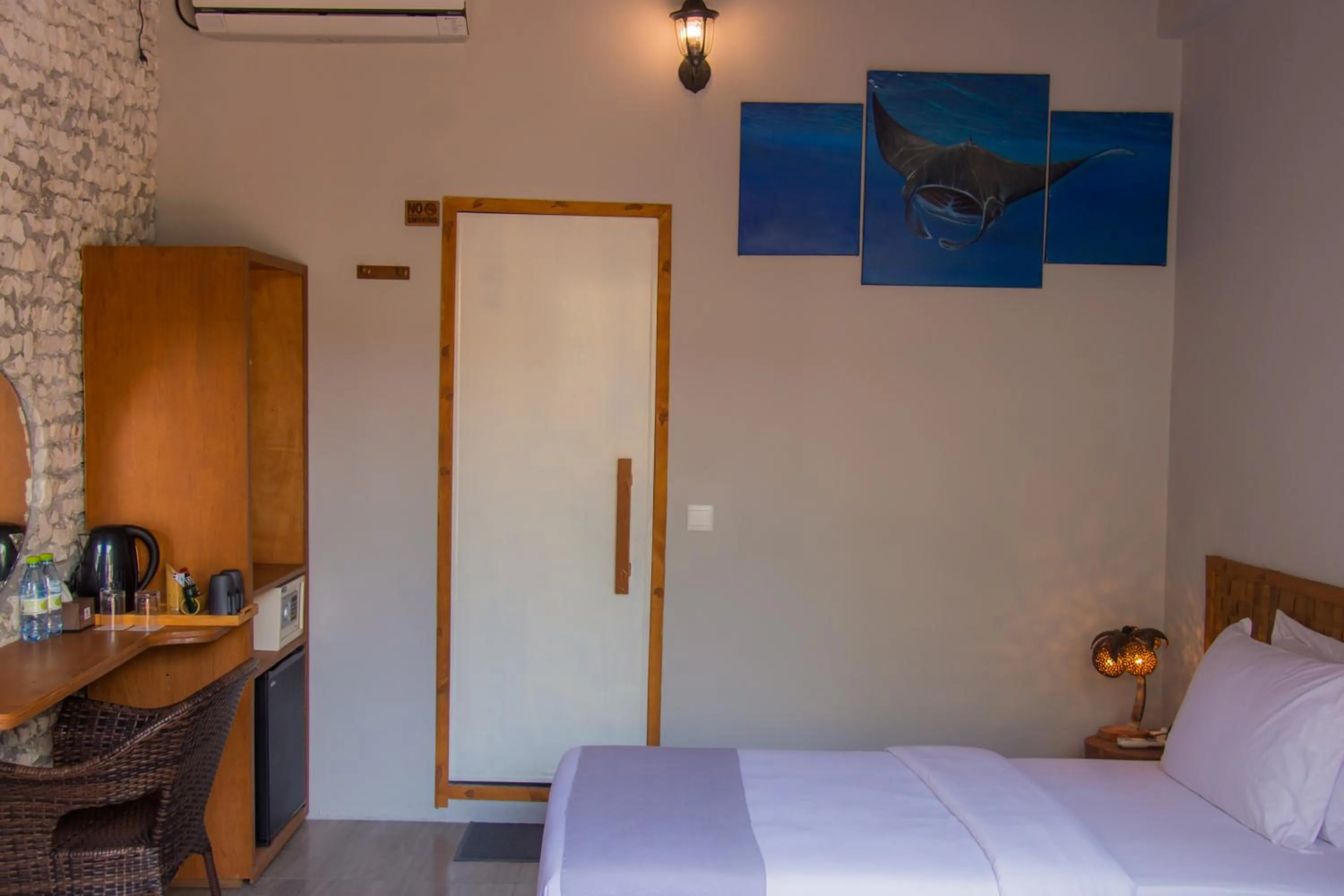 Bed in Sandy Heaven Maldives