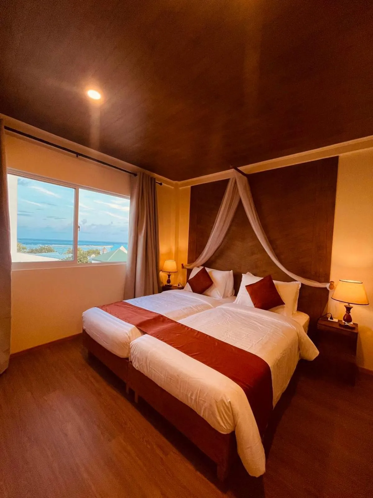 Bed in Sandy Heaven Maldives