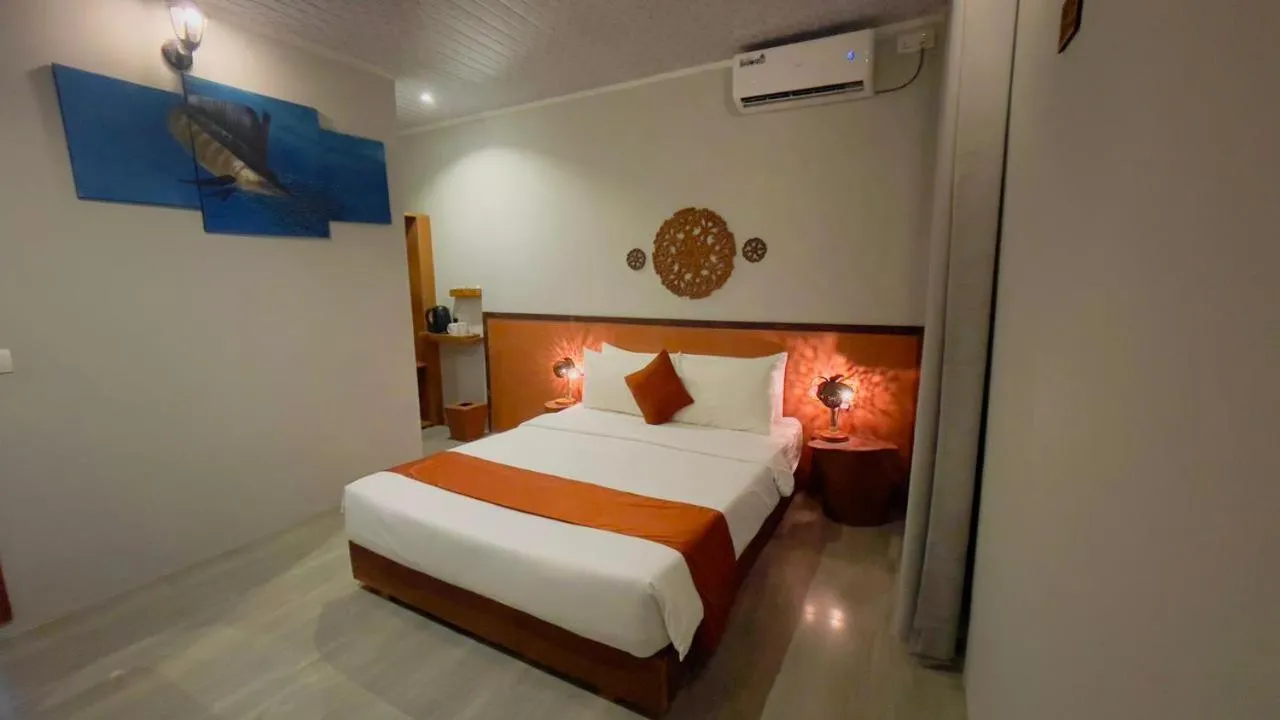 Bed in Sandy Heaven Maldives