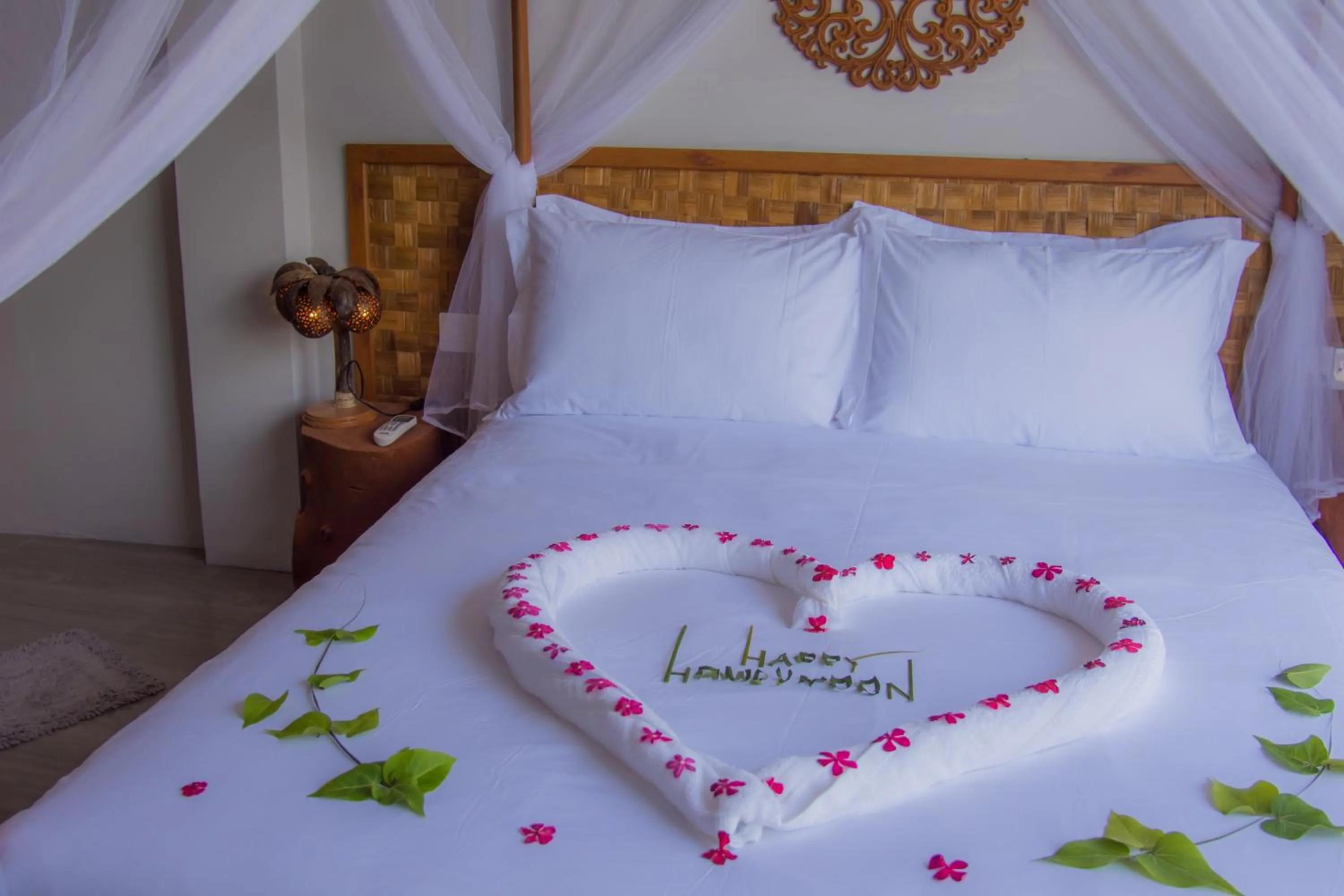 Bed in Sandy Heaven Maldives