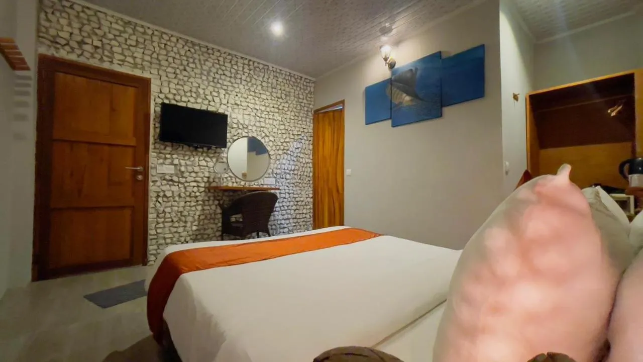 Bed in Sandy Heaven Maldives