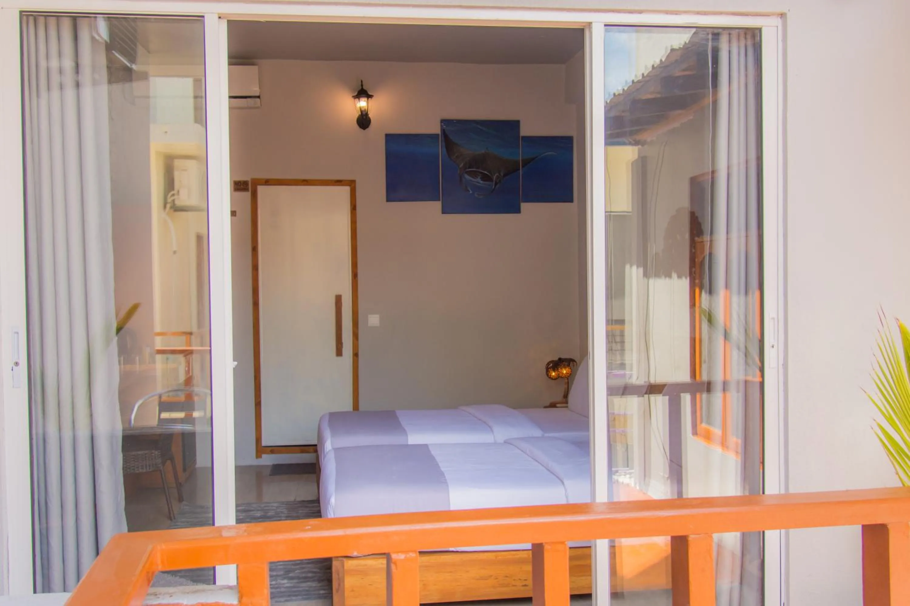 Bed in Sandy Heaven Maldives