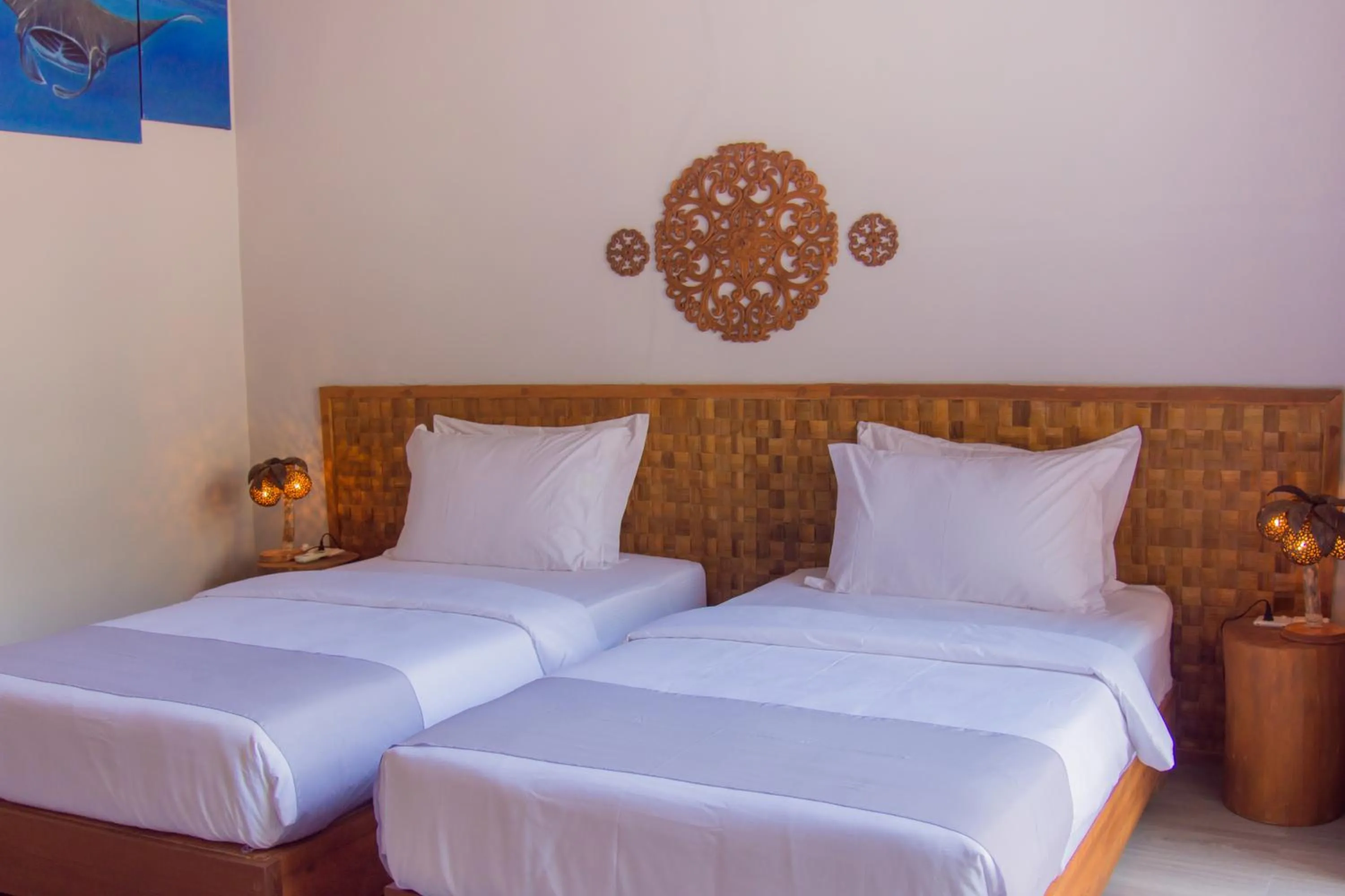 Bed in Sandy Heaven Maldives