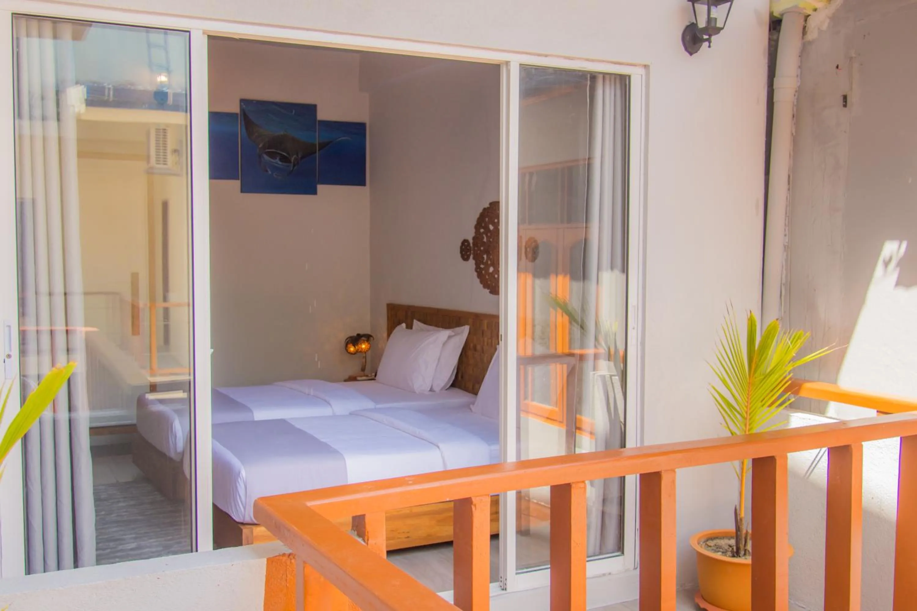 Bed in Sandy Heaven Maldives