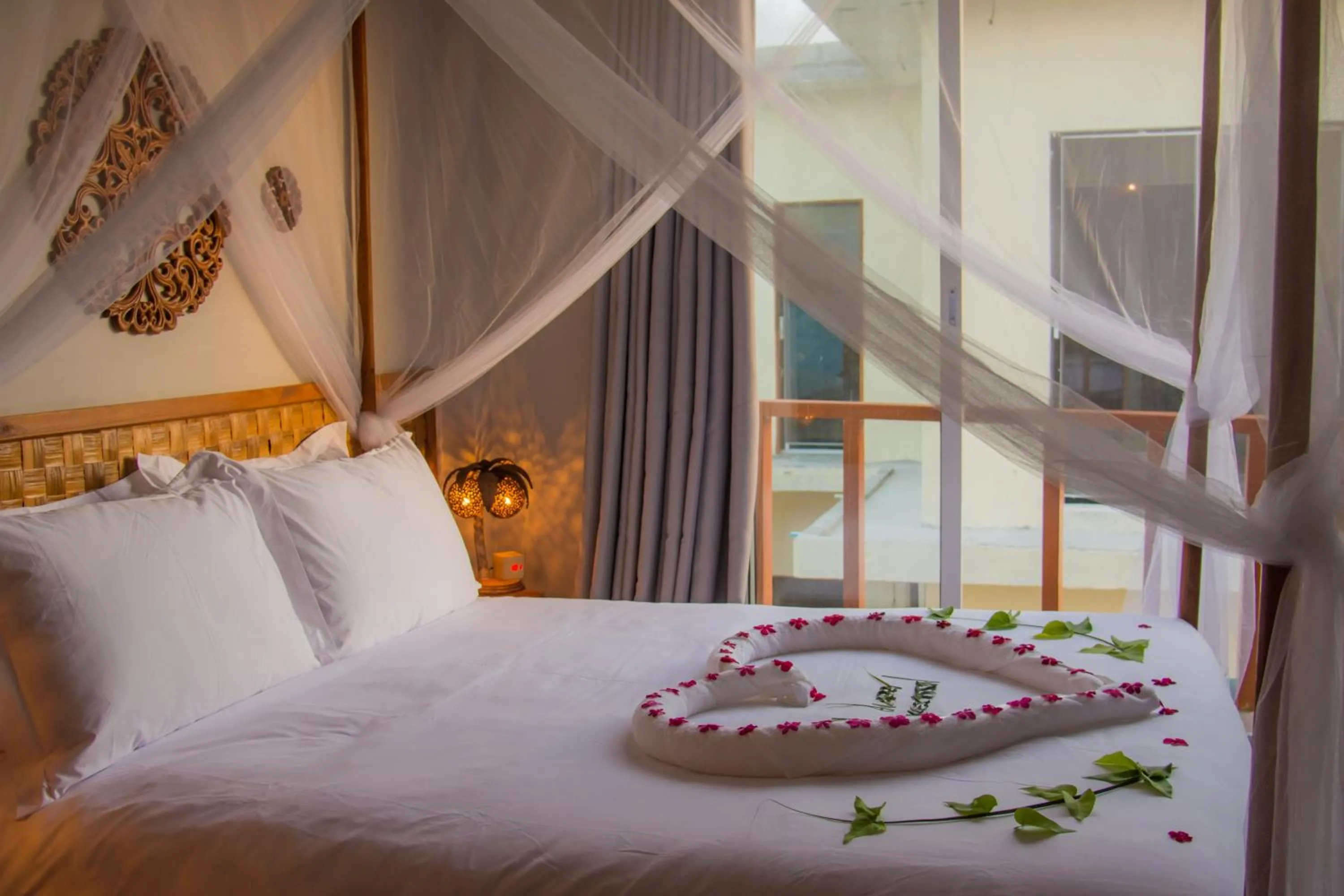 Bed in Sandy Heaven Maldives