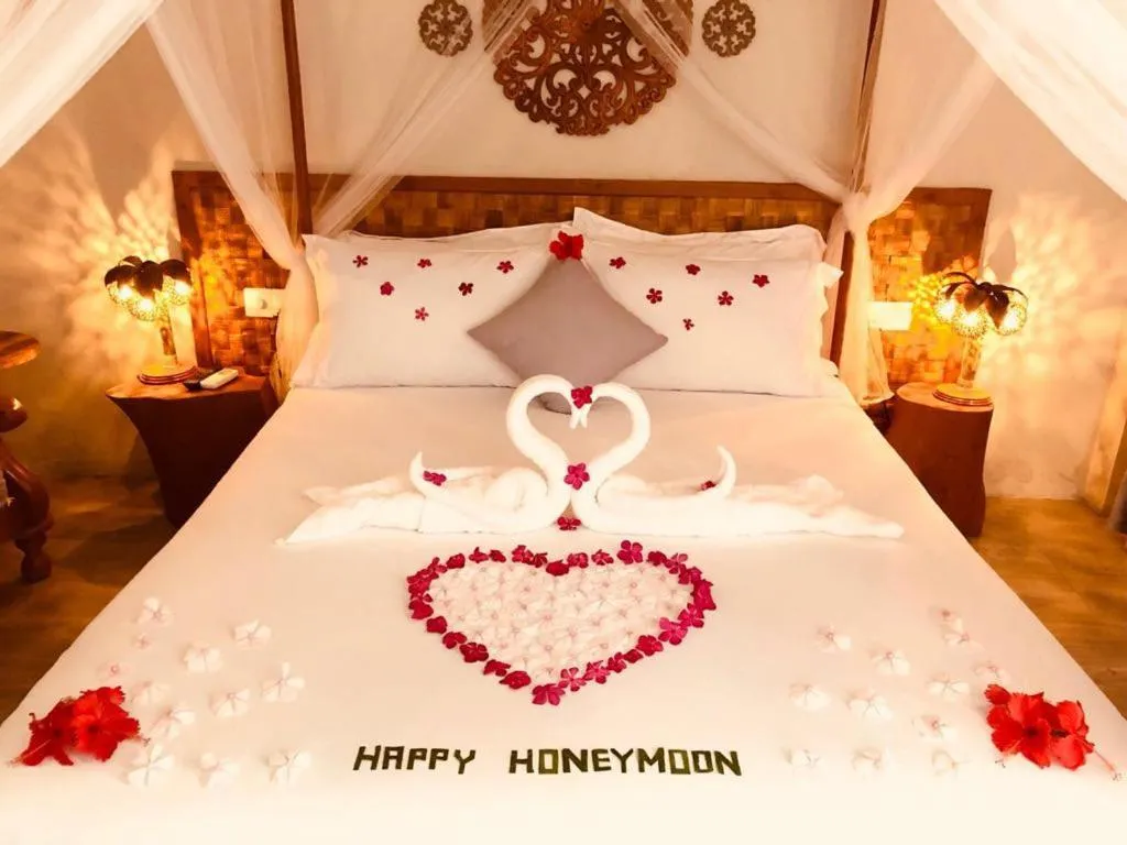 Bed in Sandy Heaven Maldives