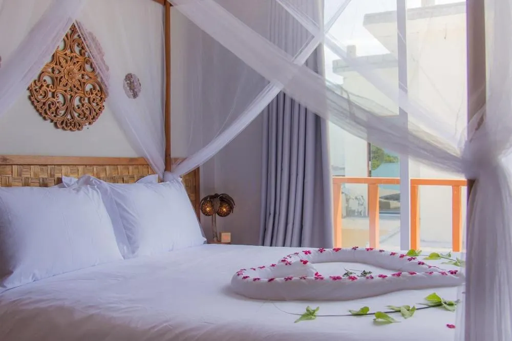 Bed in Sandy Heaven Maldives