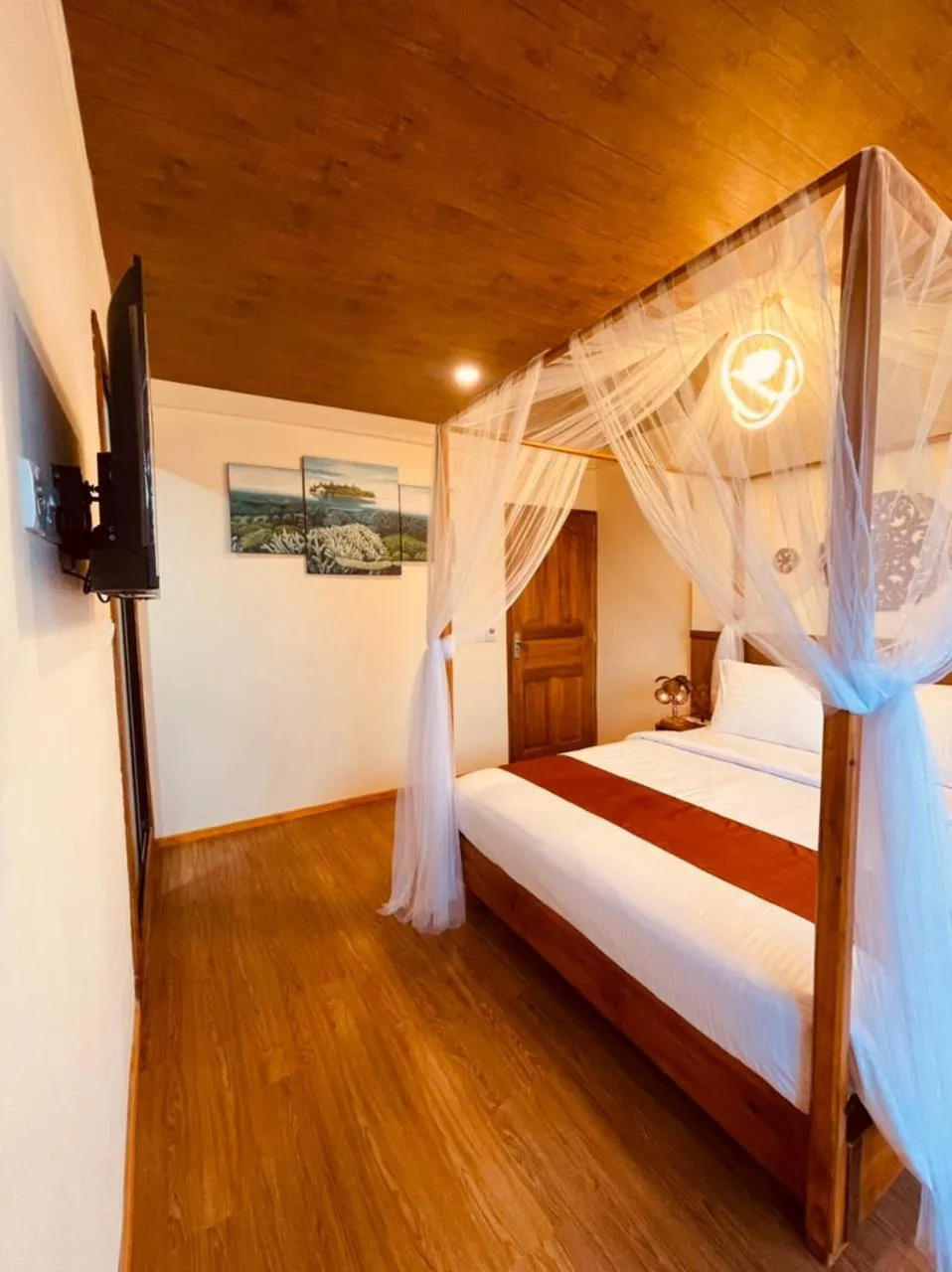 Bed in Sandy Heaven Maldives
