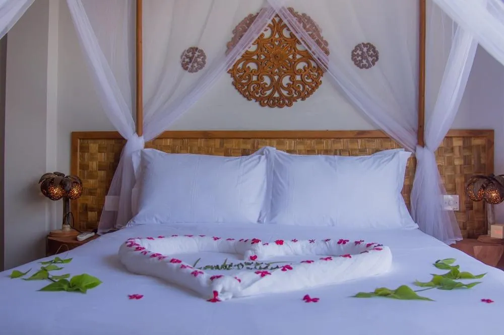 Bed in Sandy Heaven Maldives