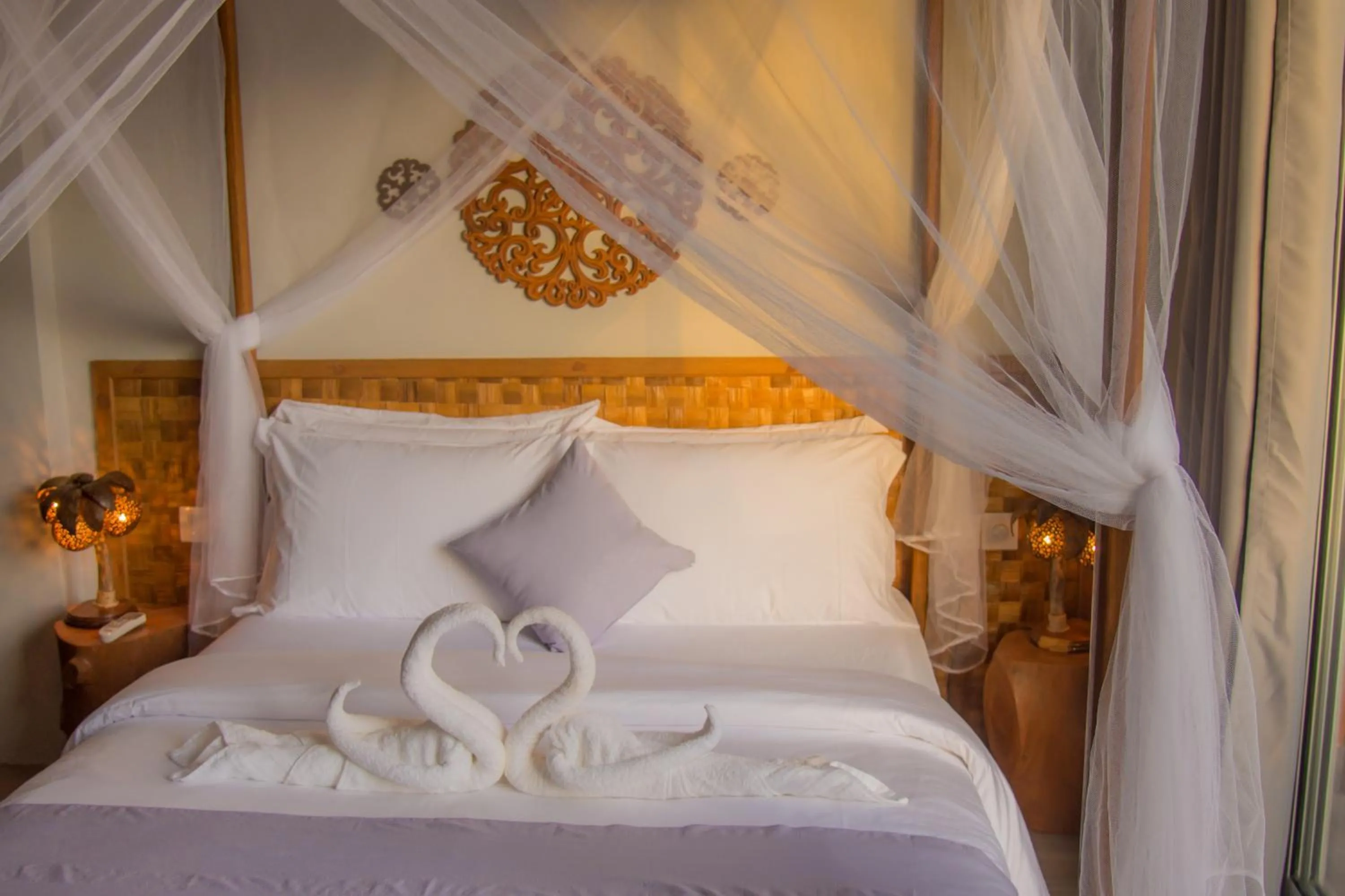 Bed in Sandy Heaven Maldives