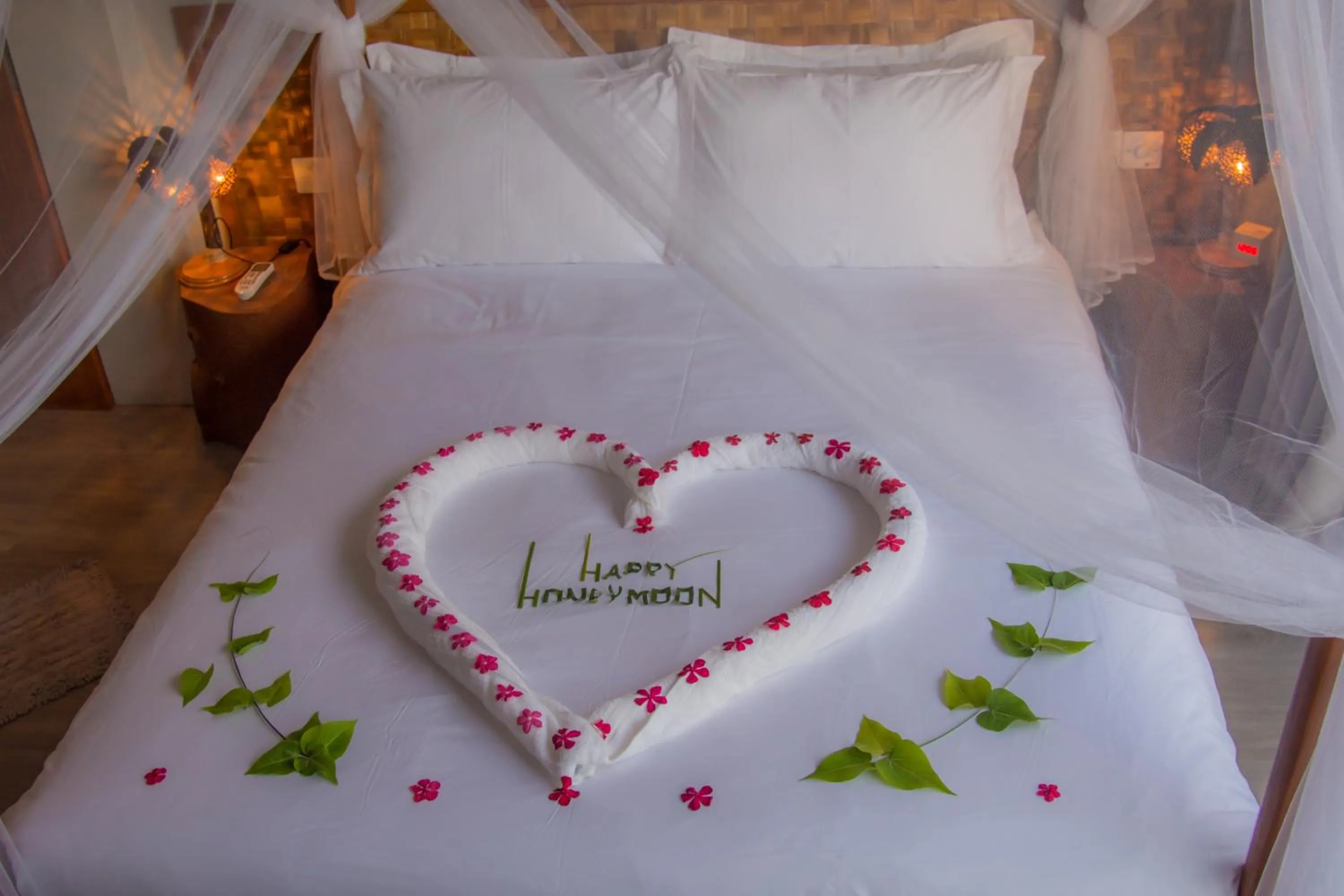 Bed in Sandy Heaven Maldives