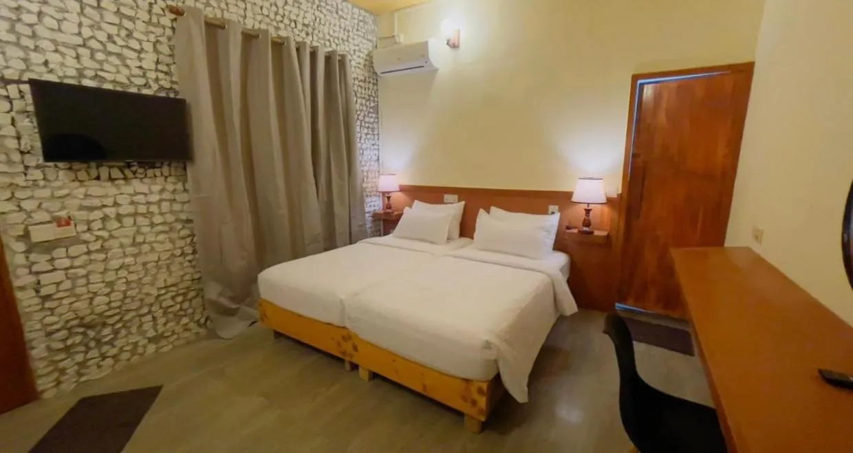 Bed in Sandy Heaven Maldives