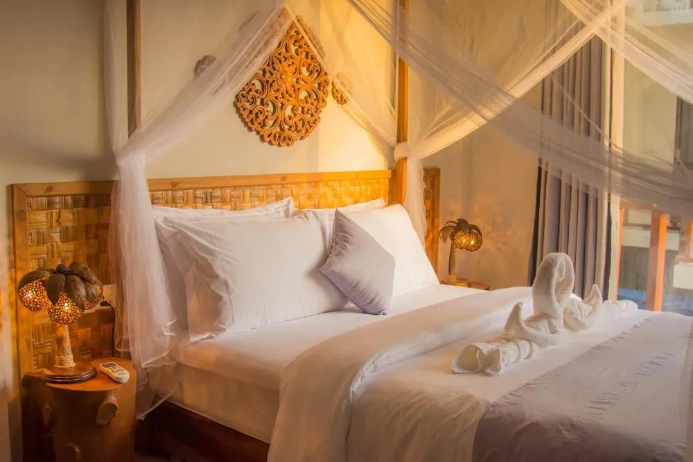 Bed in Sandy Heaven Maldives