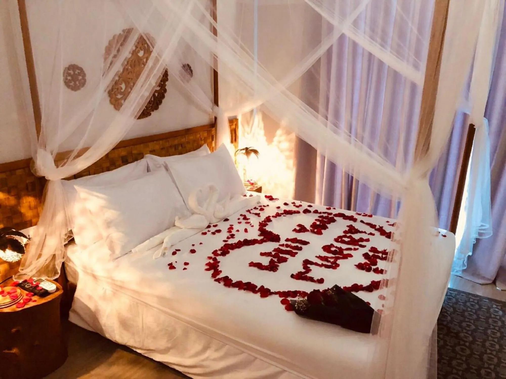 Bed in Sandy Heaven Maldives