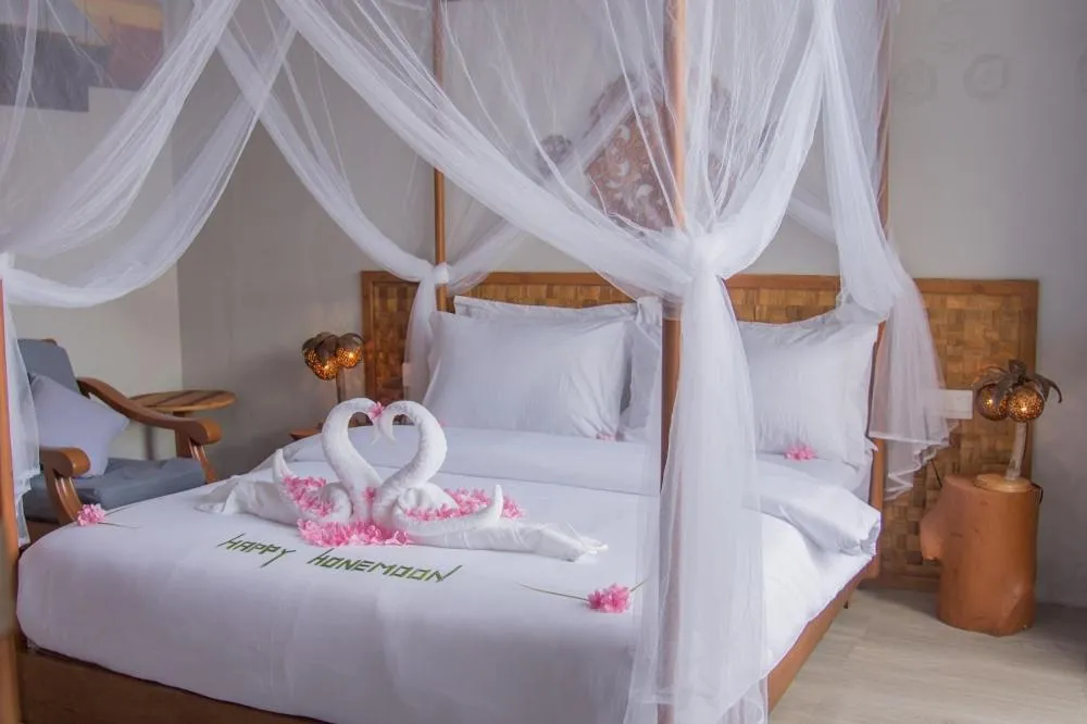 Bed in Sandy Heaven Maldives