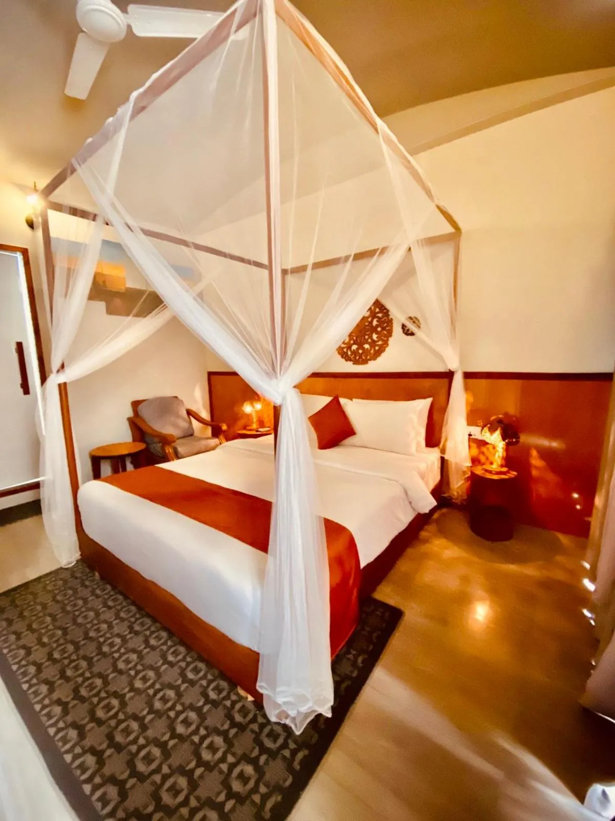 Bed in Sandy Heaven Maldives