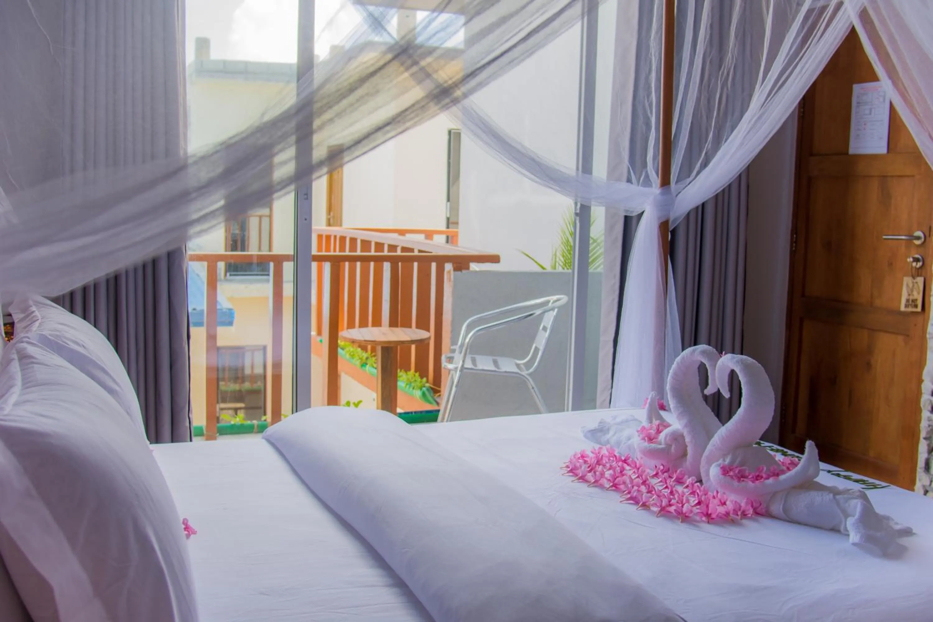 Bed in Sandy Heaven Maldives