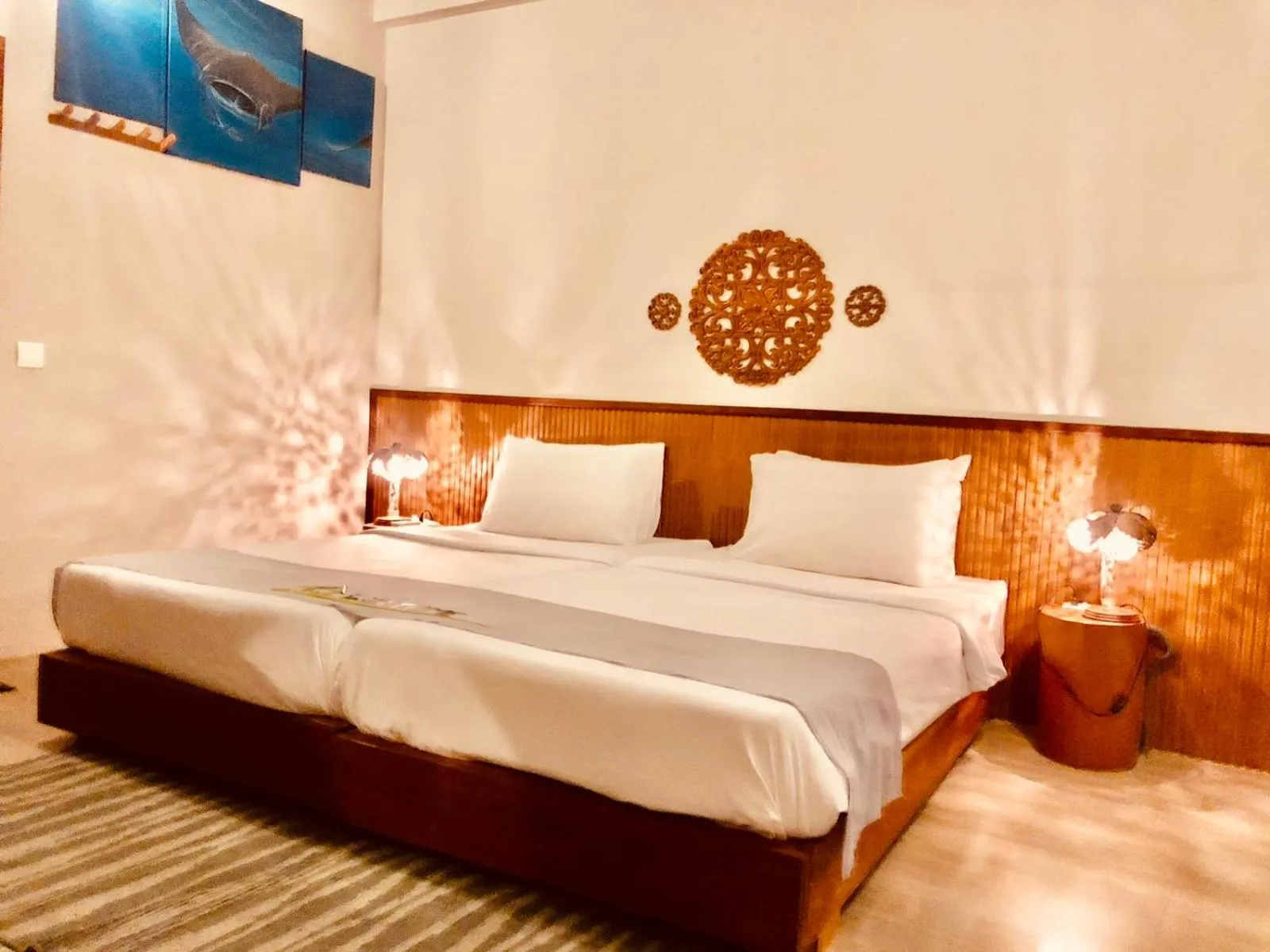 Bed in Sandy Heaven Maldives