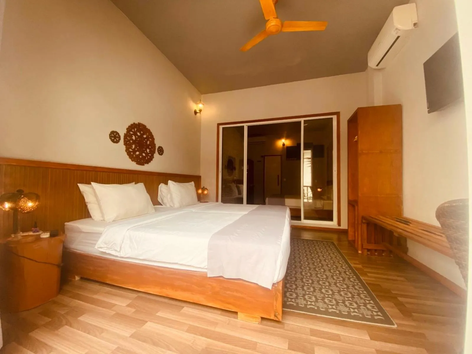 Bed in Sandy Heaven Maldives