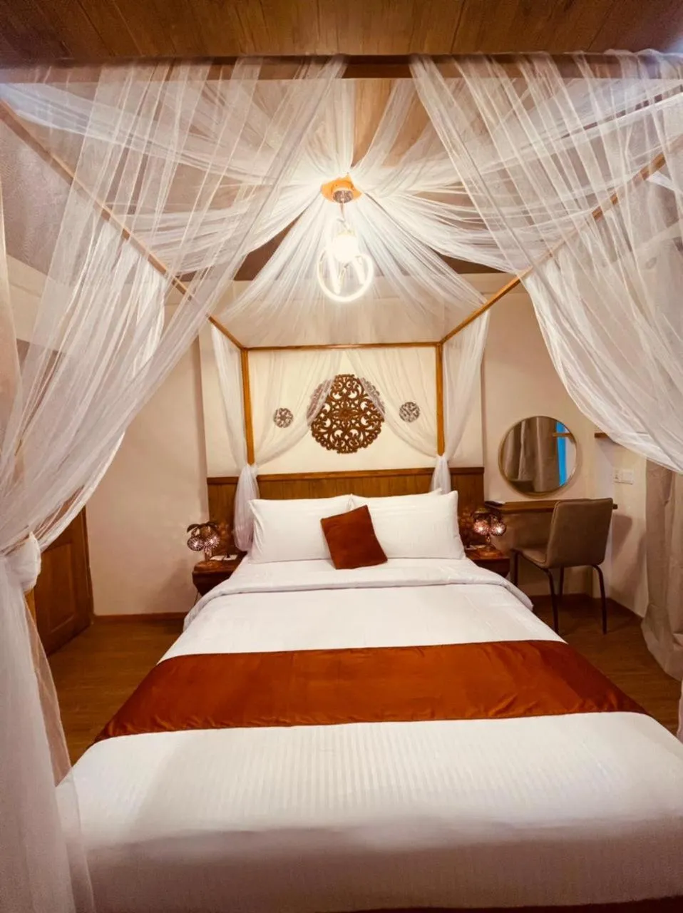 Bed in Sandy Heaven Maldives
