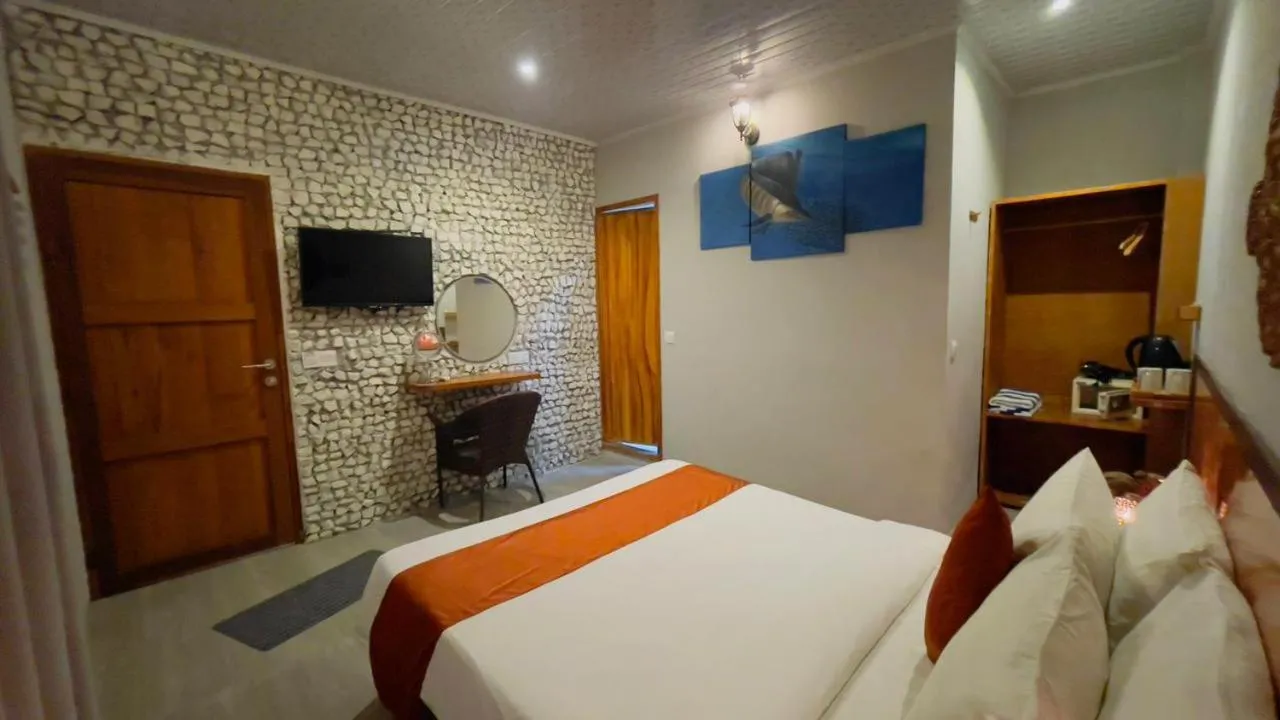 Bed in Sandy Heaven Maldives