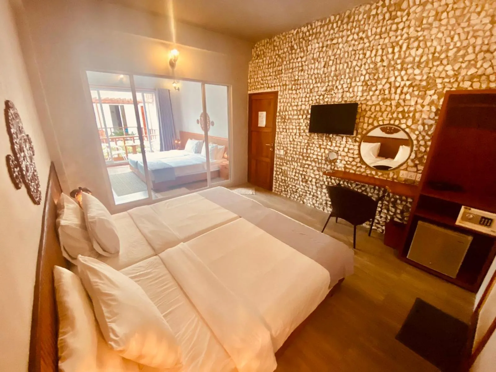 Bed in Sandy Heaven Maldives