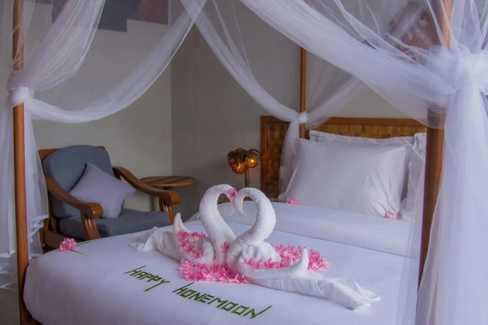 Bed in Sandy Heaven Maldives