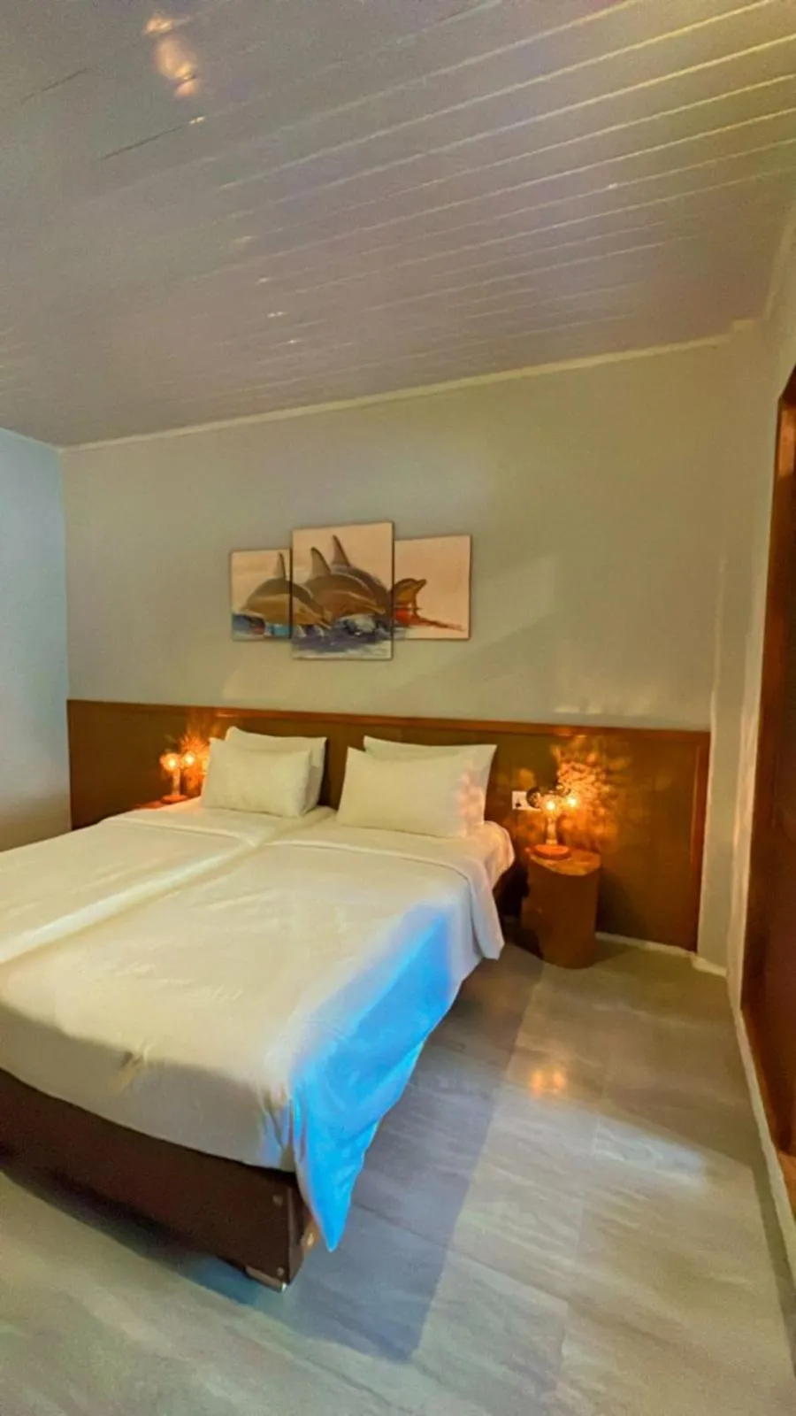 Bed in Sandy Heaven Maldives