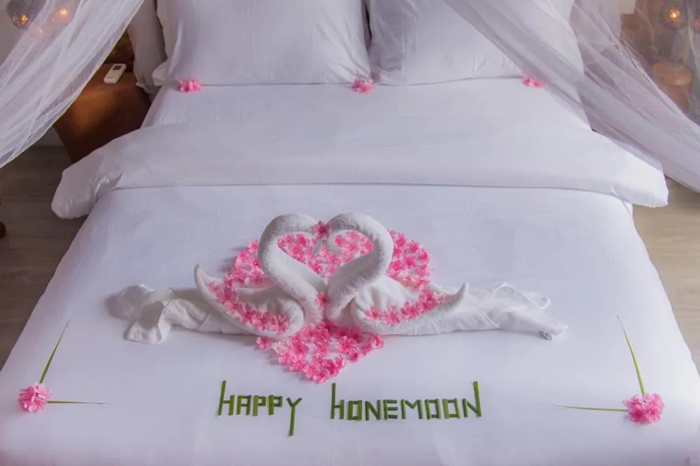 Bed in Sandy Heaven Maldives
