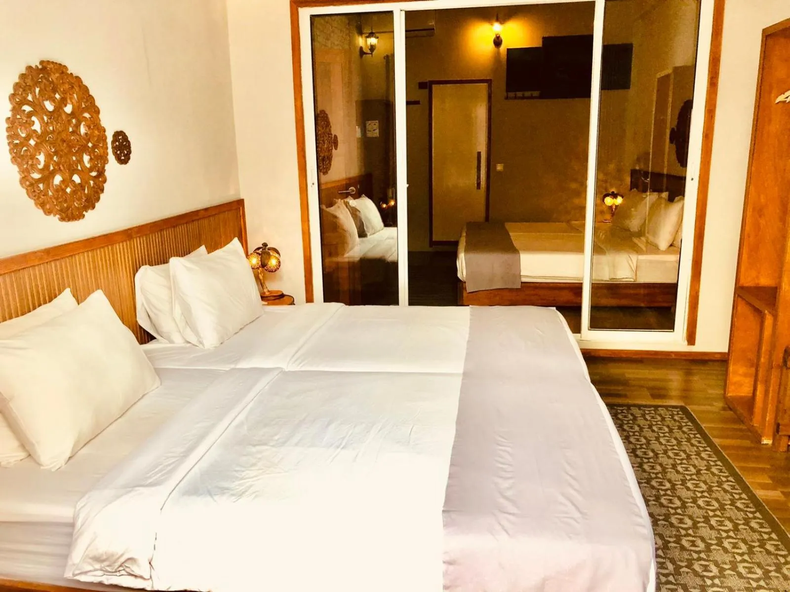 Bed in Sandy Heaven Maldives