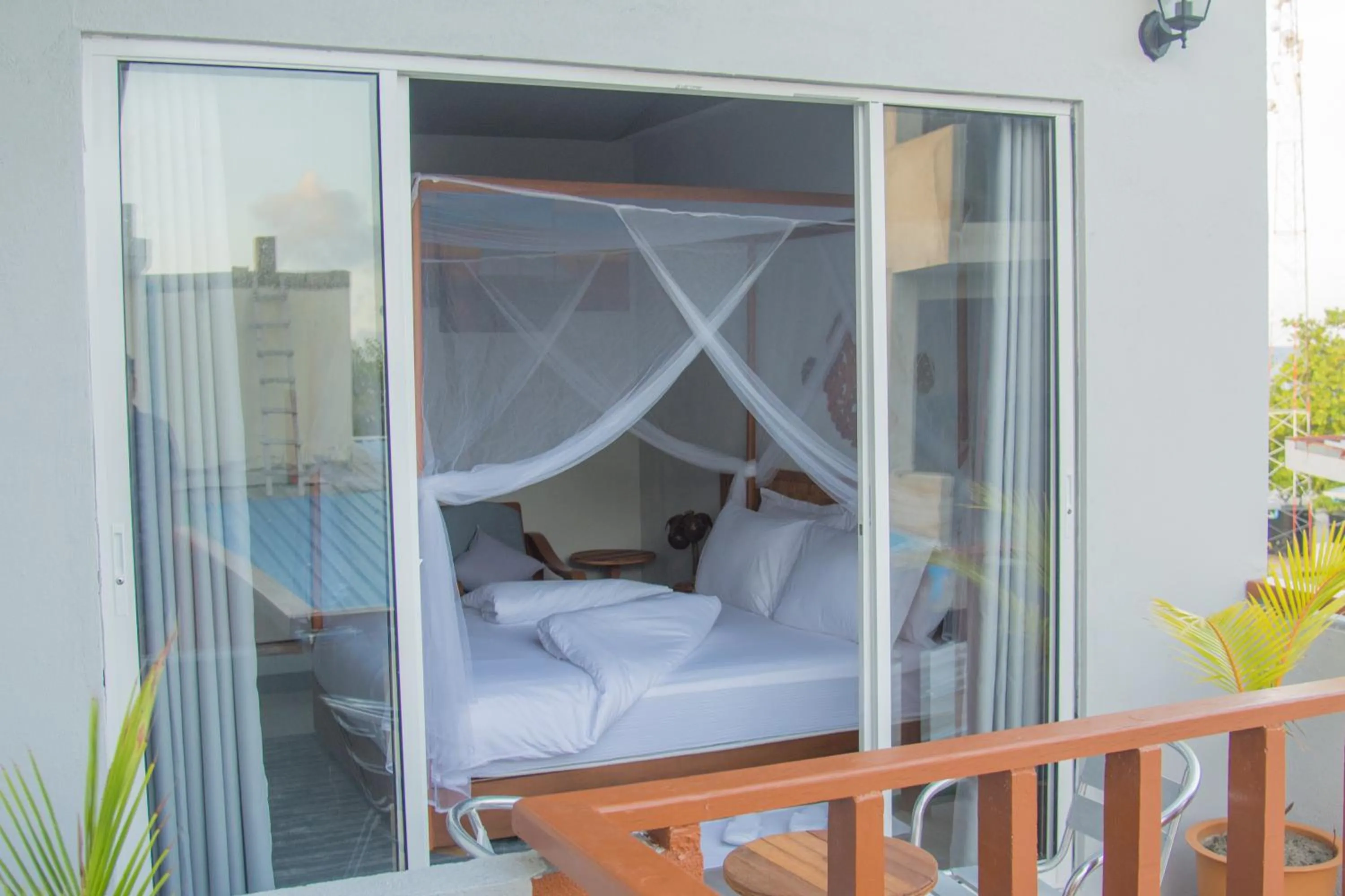 Bed in Sandy Heaven Maldives