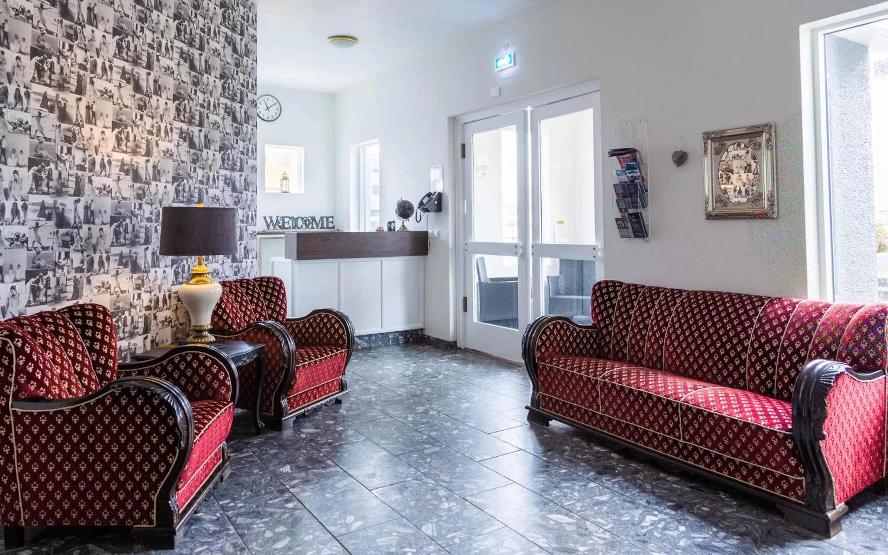 Lobby or reception in Guesthouse Hamar