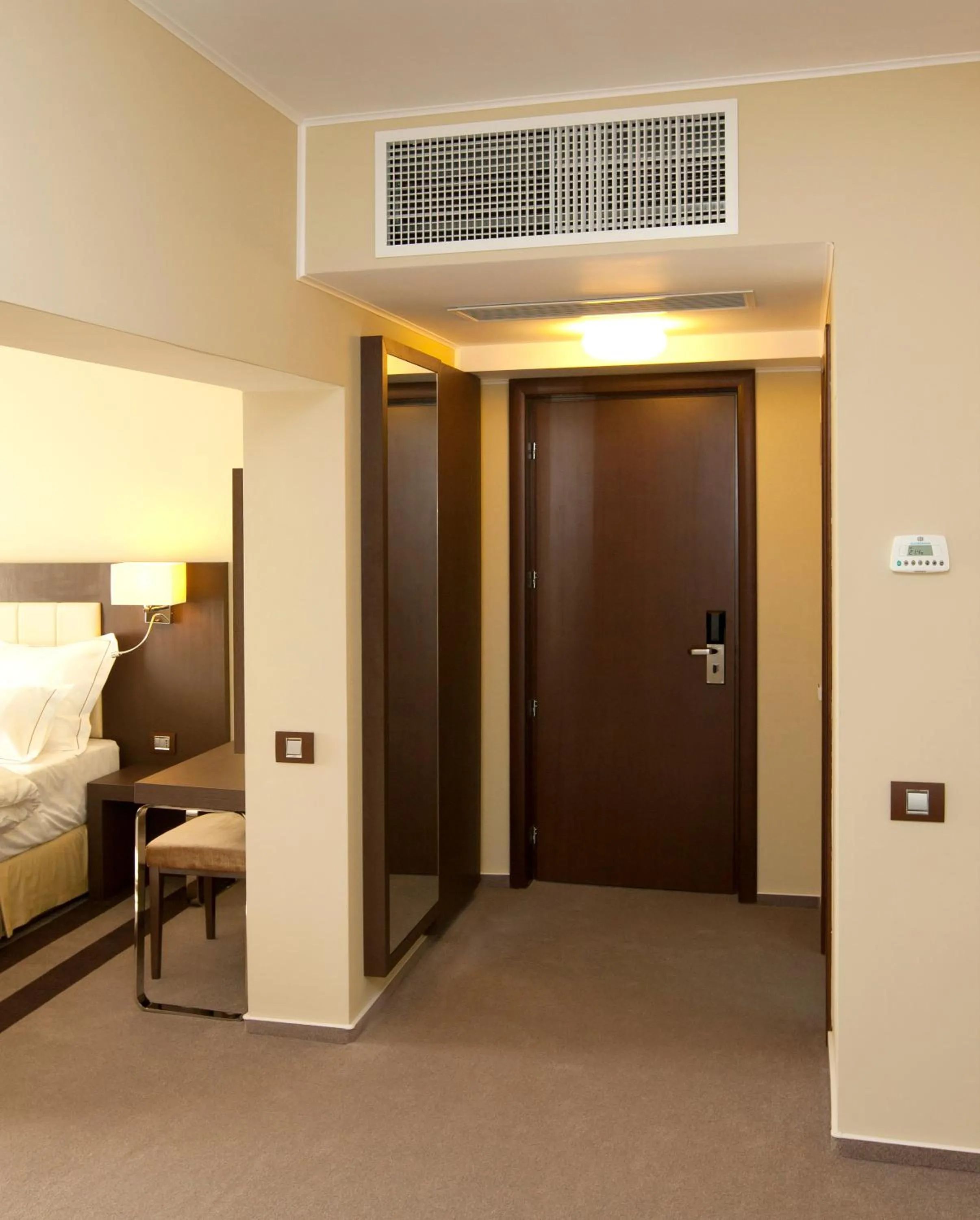 Decorative detail, Bed in Hotel Pietroasa