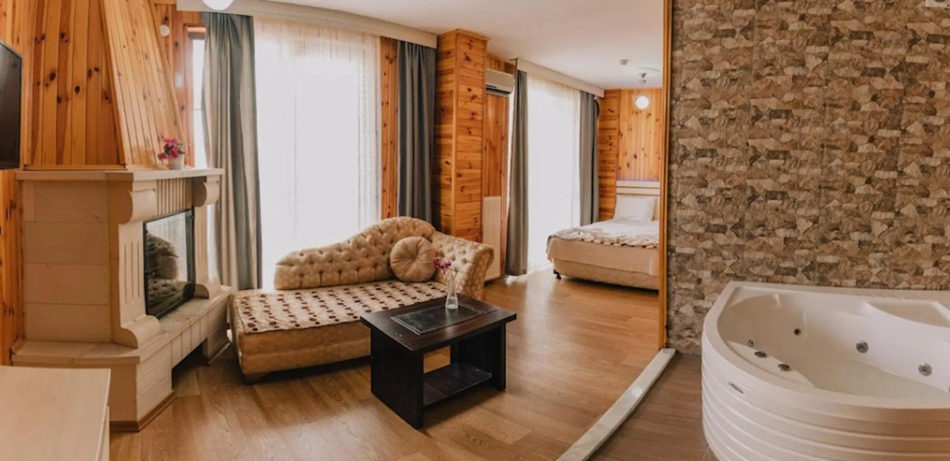 Living room, Bed in Ağva Ayışığı Otel