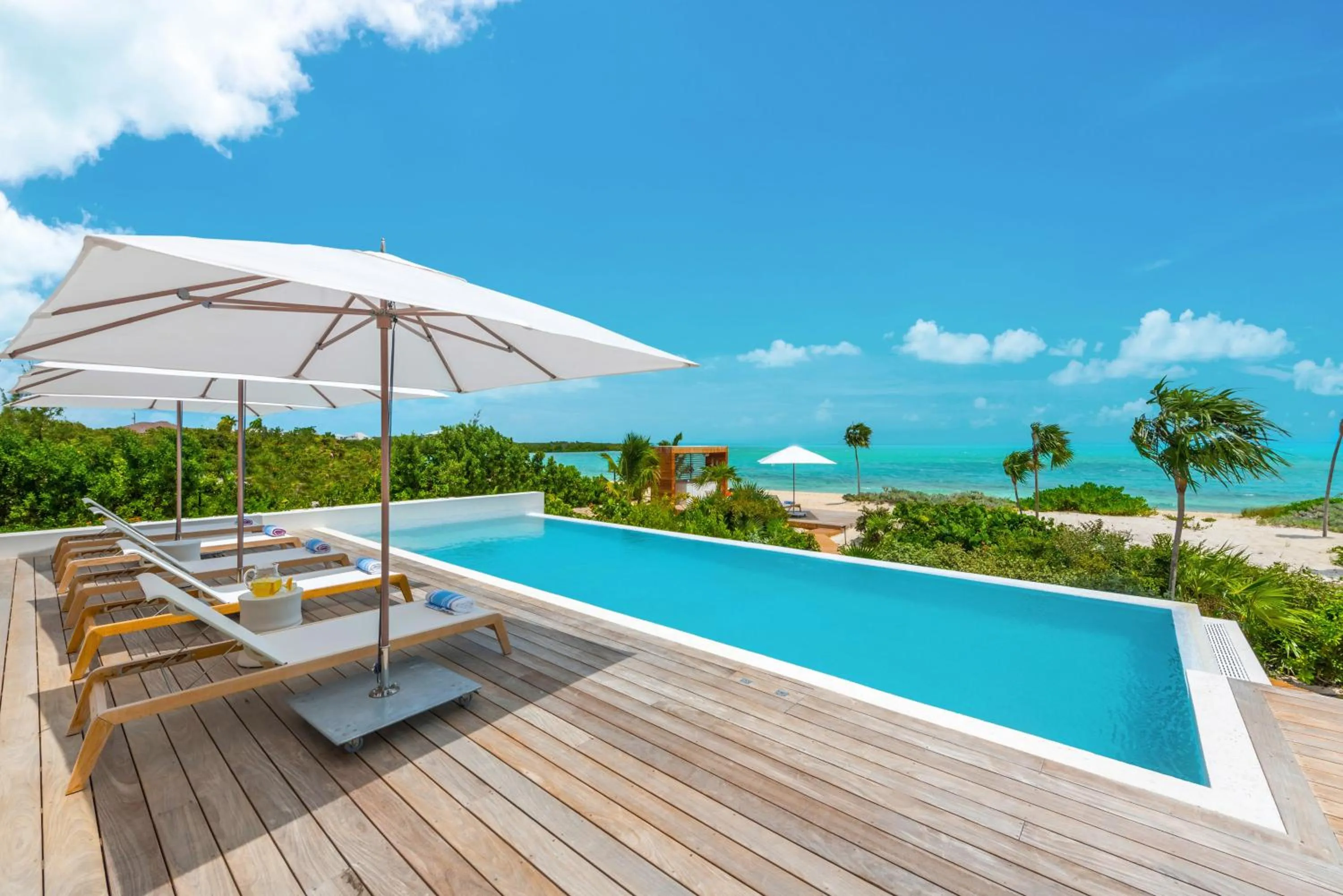 Pool view in Beach Enclave