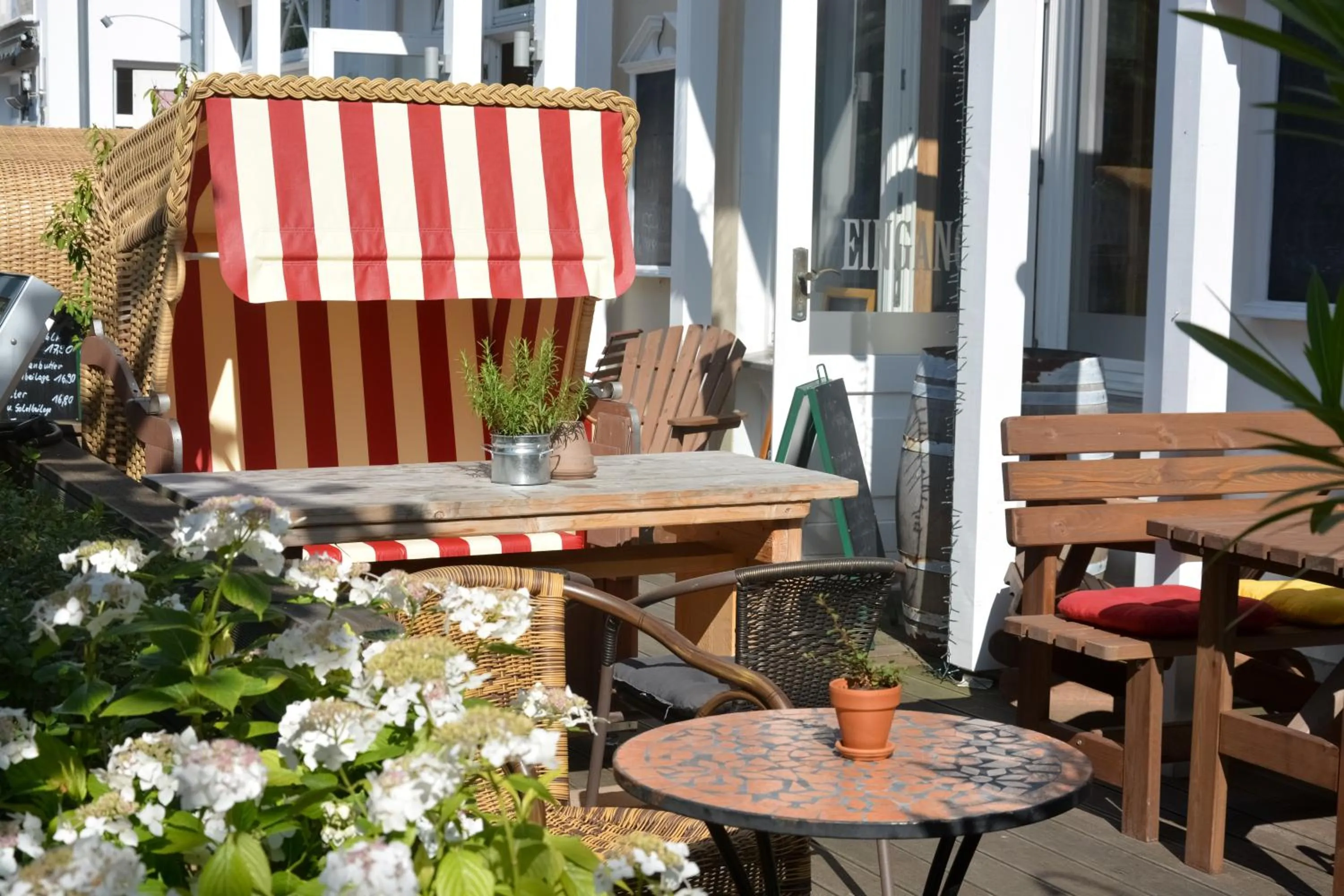 Balcony/Terrace in Hotel Villa Schwanebeck