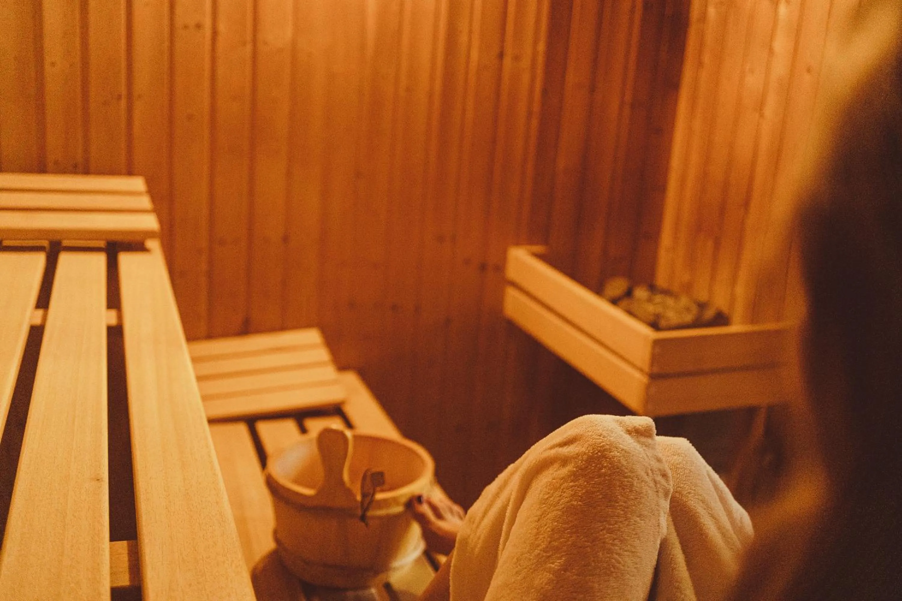Sauna in Hotel Villa Schwanebeck