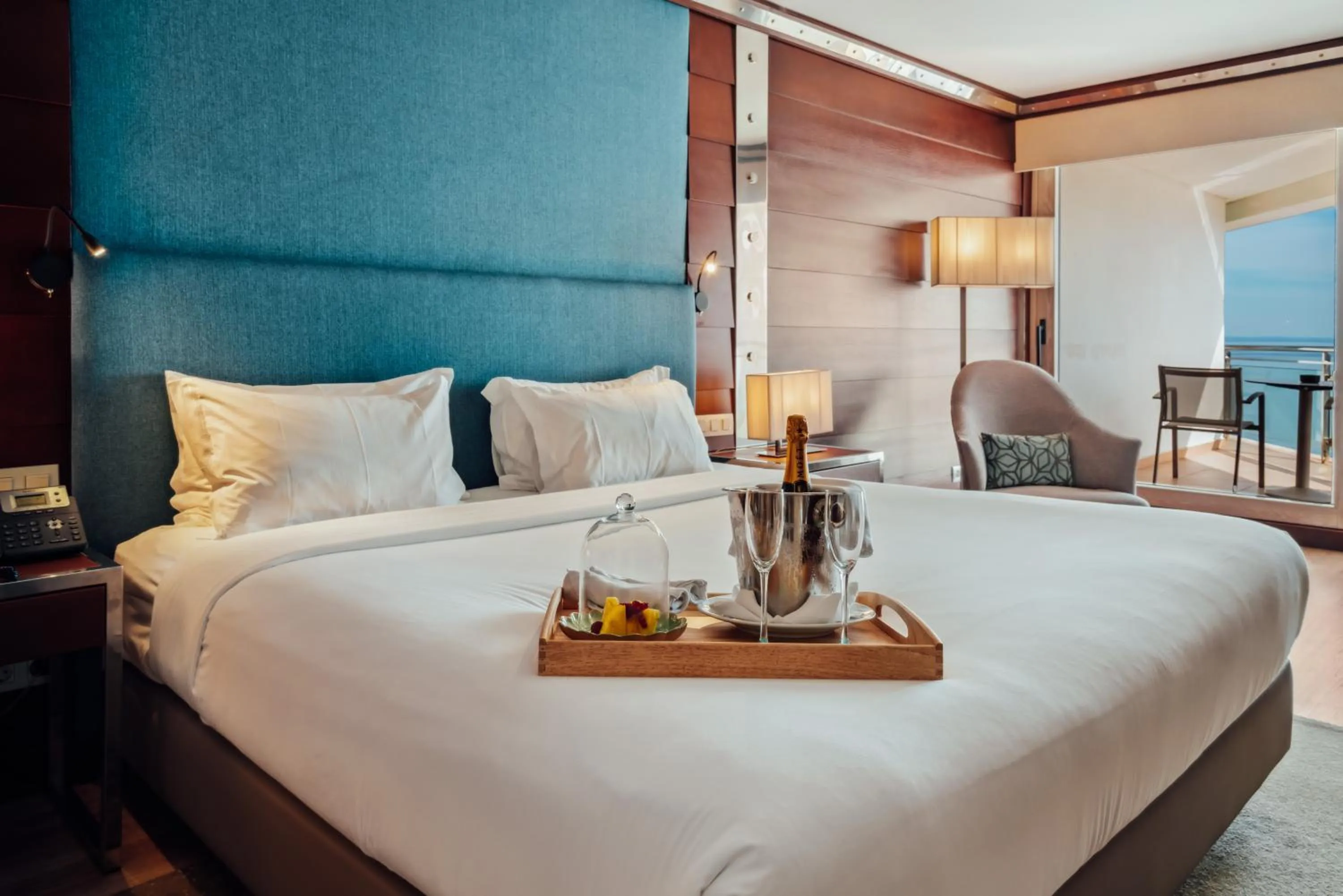 Bed in Sesimbra Oceanfront Hotel - Preferred Hotels and Resorts