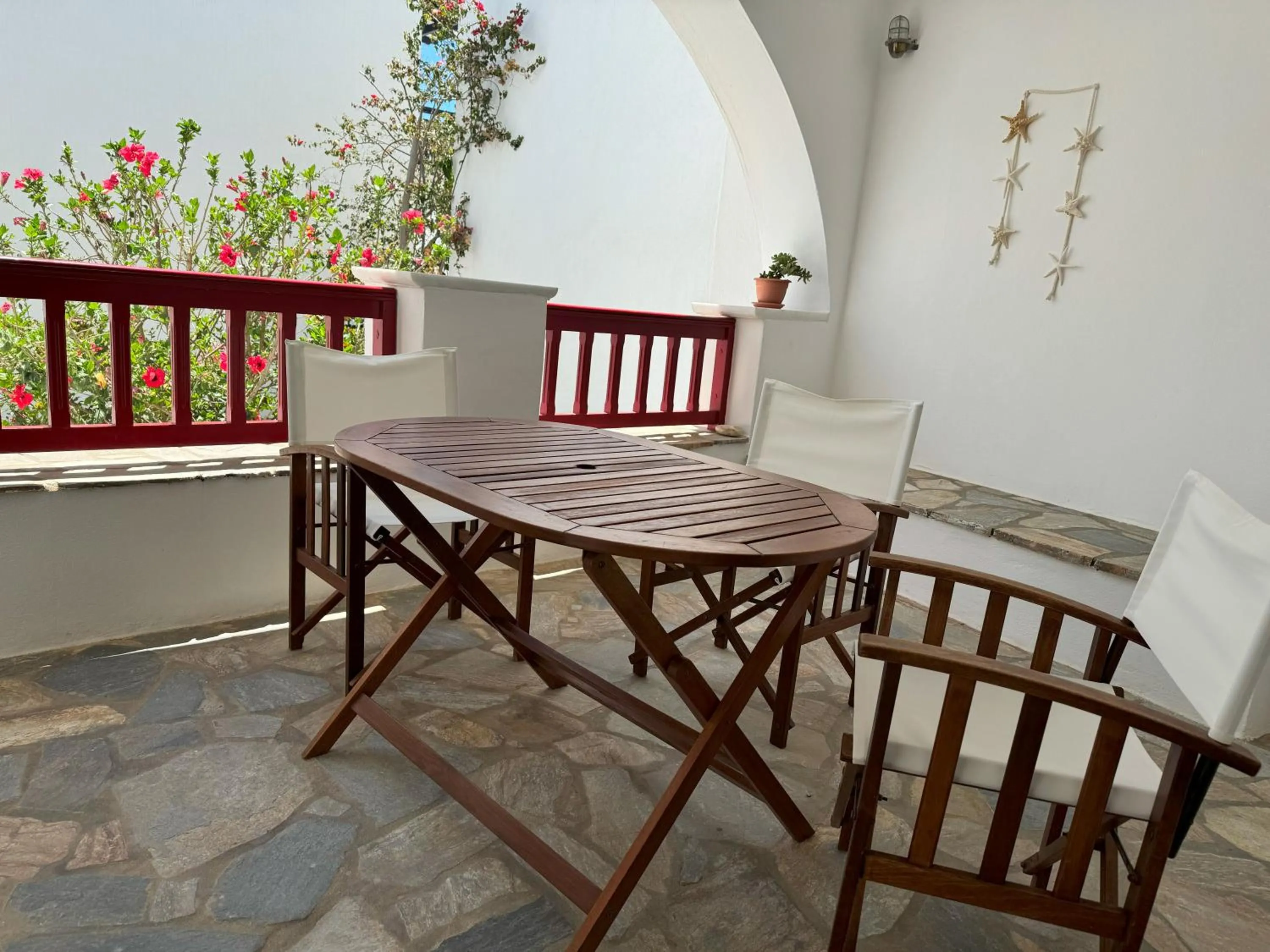 Balcony/Terrace in Elisso's Philoxenia