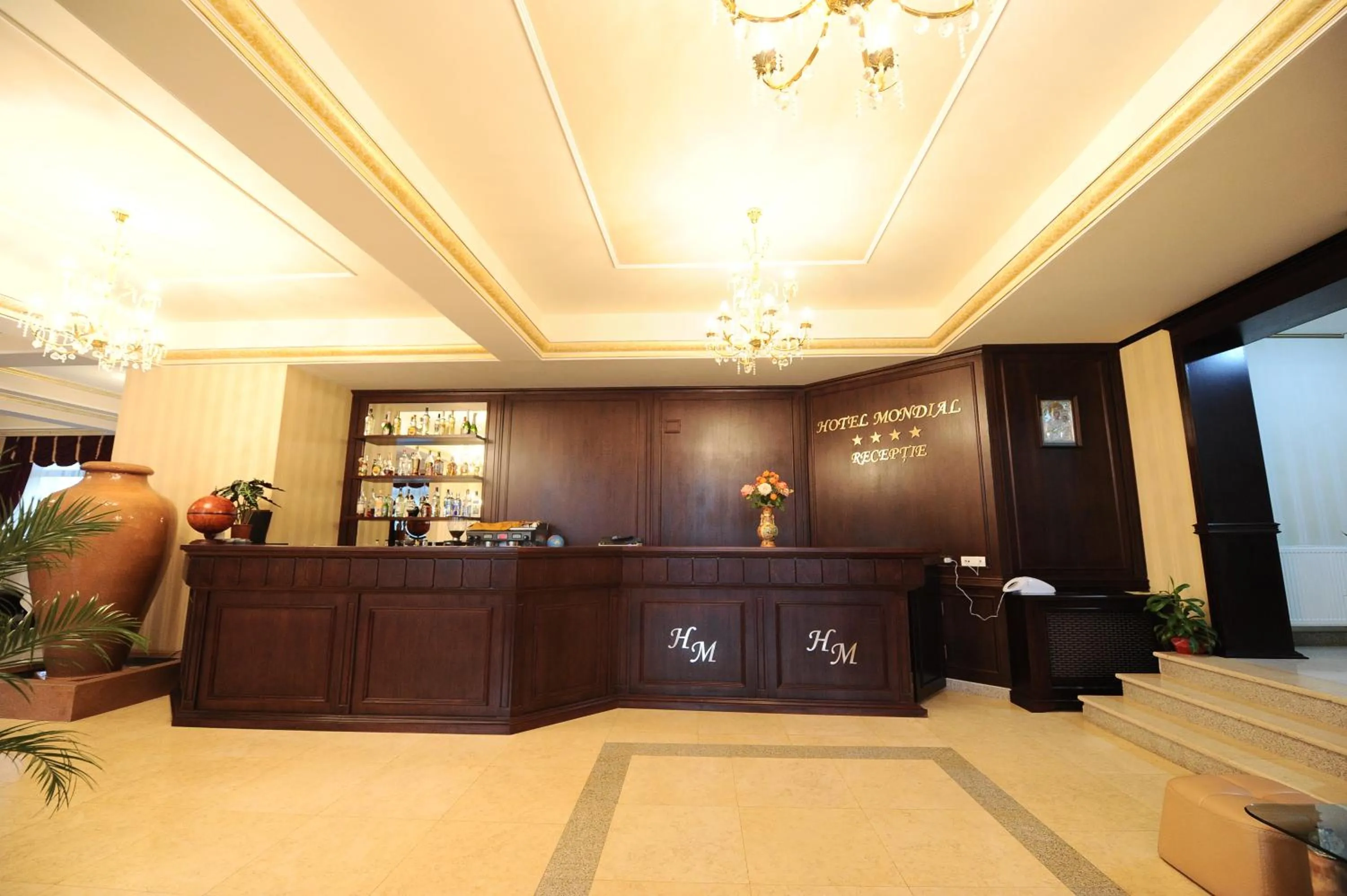 Lobby or reception in Hotel Mondial - Baia