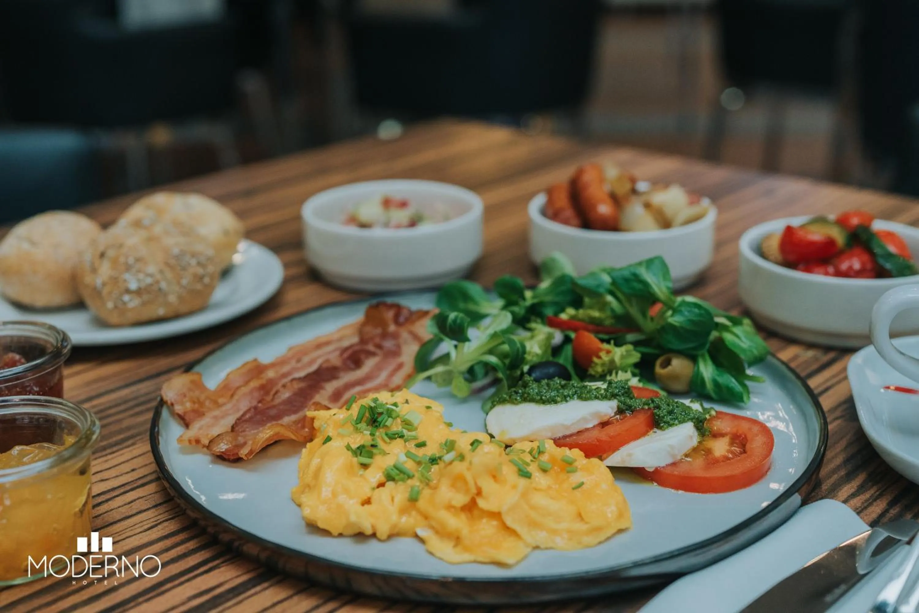 Food close-up in Hotel Moderno Poznań