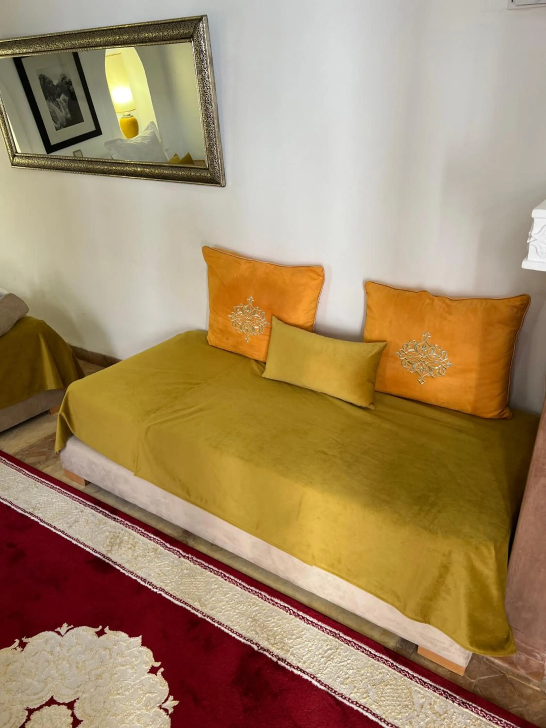 Bed in Riad Villa El Arsa